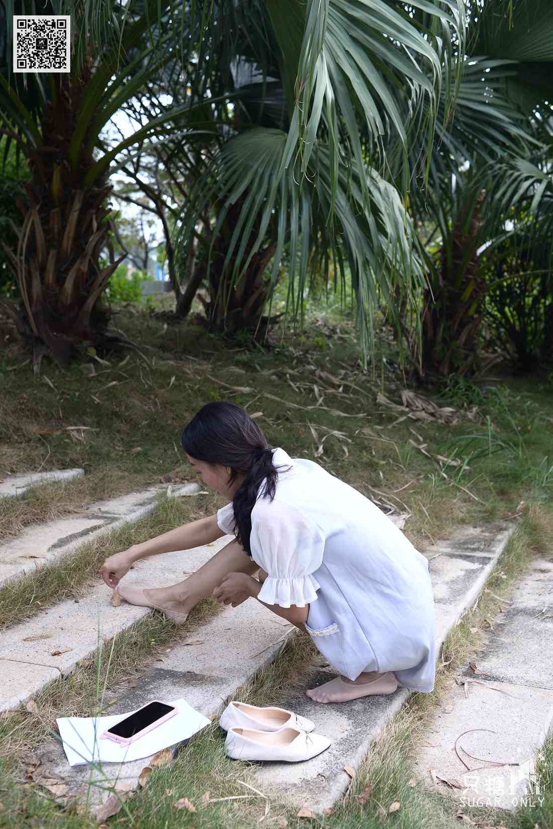 图片[160]-[只糖棉袜] NO.075 薄荷 听叶落下的声音 在线浏览 – 速更版-美库