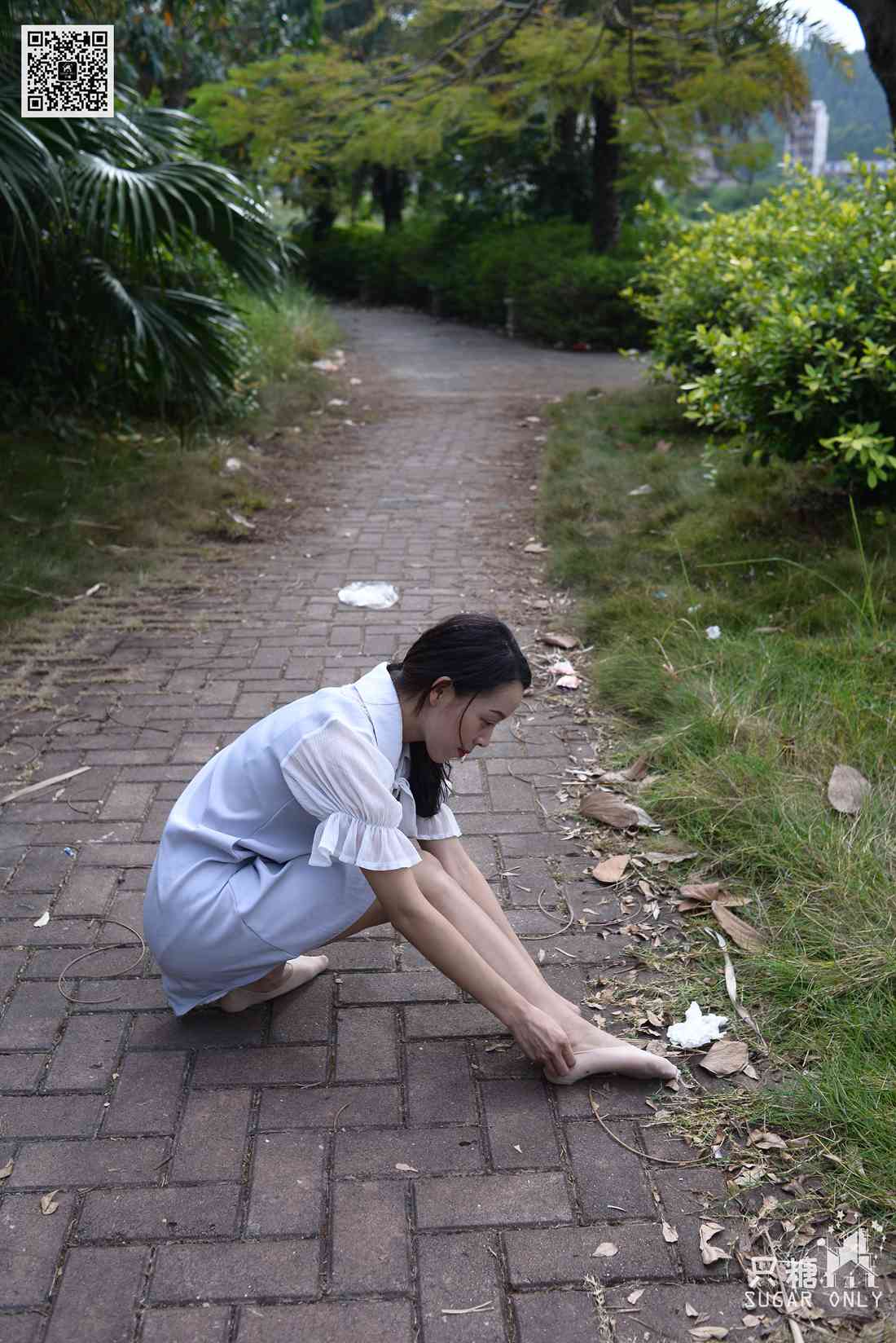 图片[87]-[只糖棉袜] NO.075 薄荷 听叶落下的声音 在线浏览 – 速更版-美库