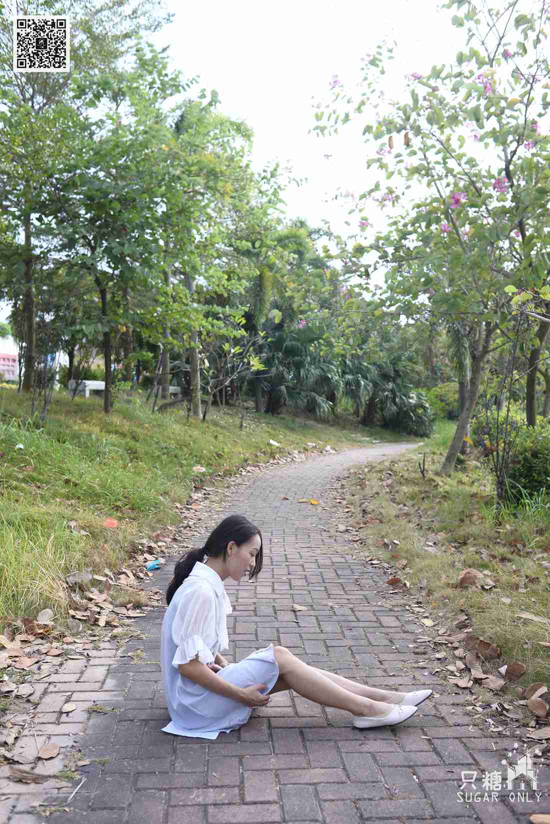 图片[20]-[只糖棉袜] NO.075 薄荷 听叶落下的声音 在线浏览 – 速更版-美库