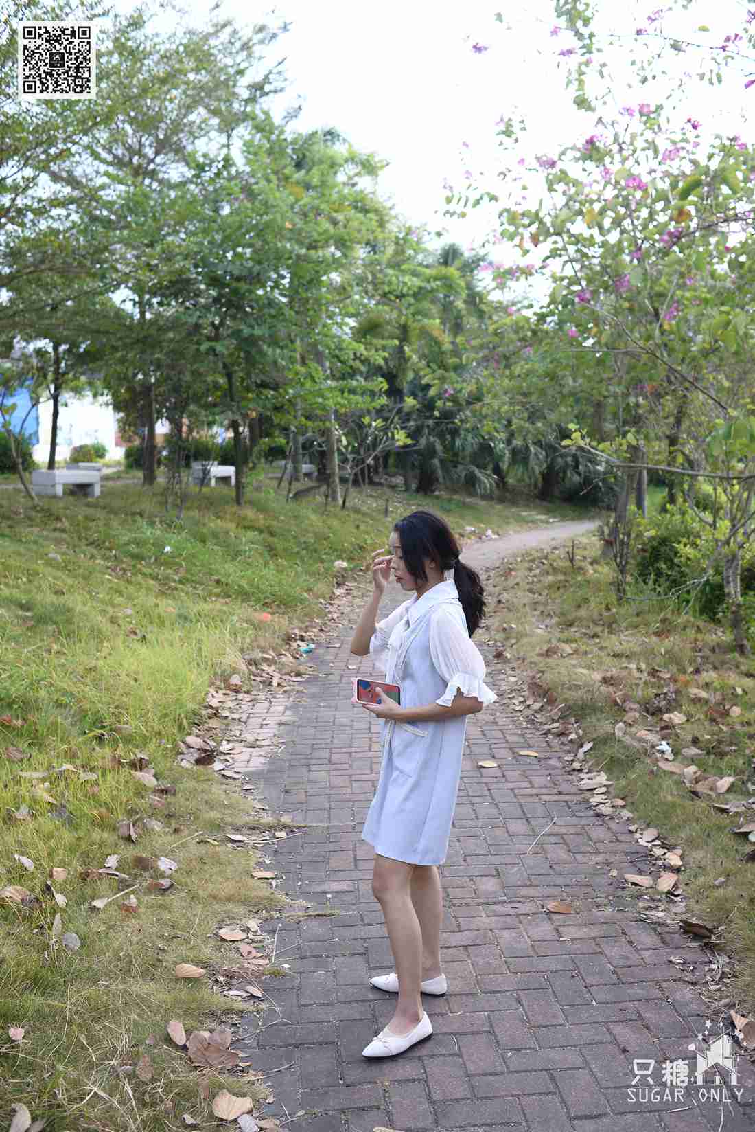 图片[98]-[只糖棉袜] NO.075 薄荷 听叶落下的声音 在线浏览 – 速更版-美库