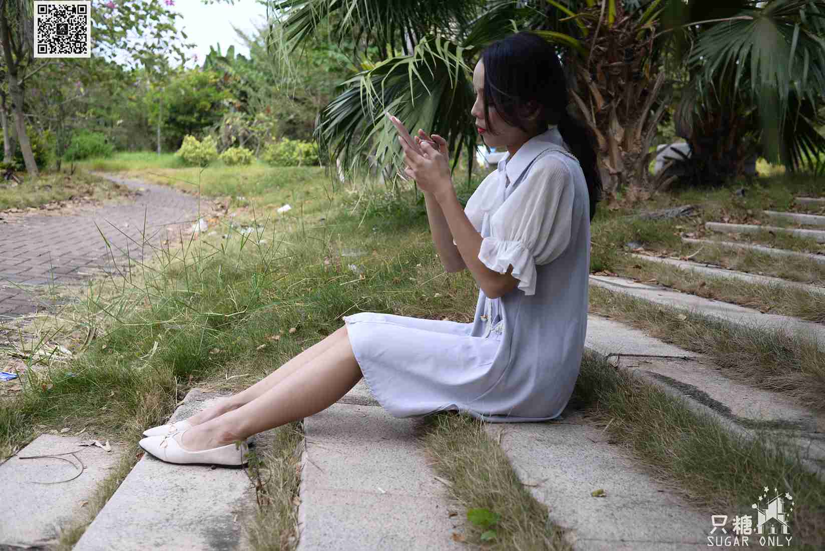 图片[66]-[只糖棉袜] NO.075 薄荷 听叶落下的声音 在线浏览 – 速更版-美库