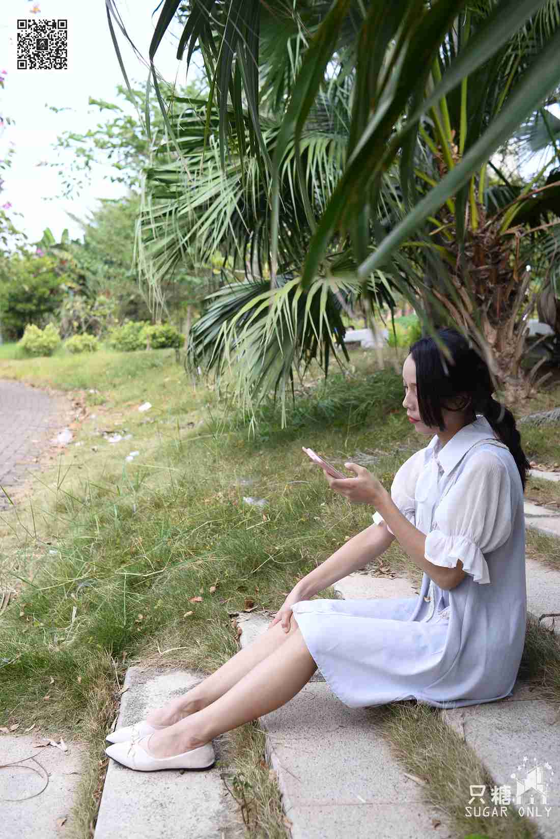 图片[47]-[只糖棉袜] NO.075 薄荷 听叶落下的声音 在线浏览 – 速更版-美库