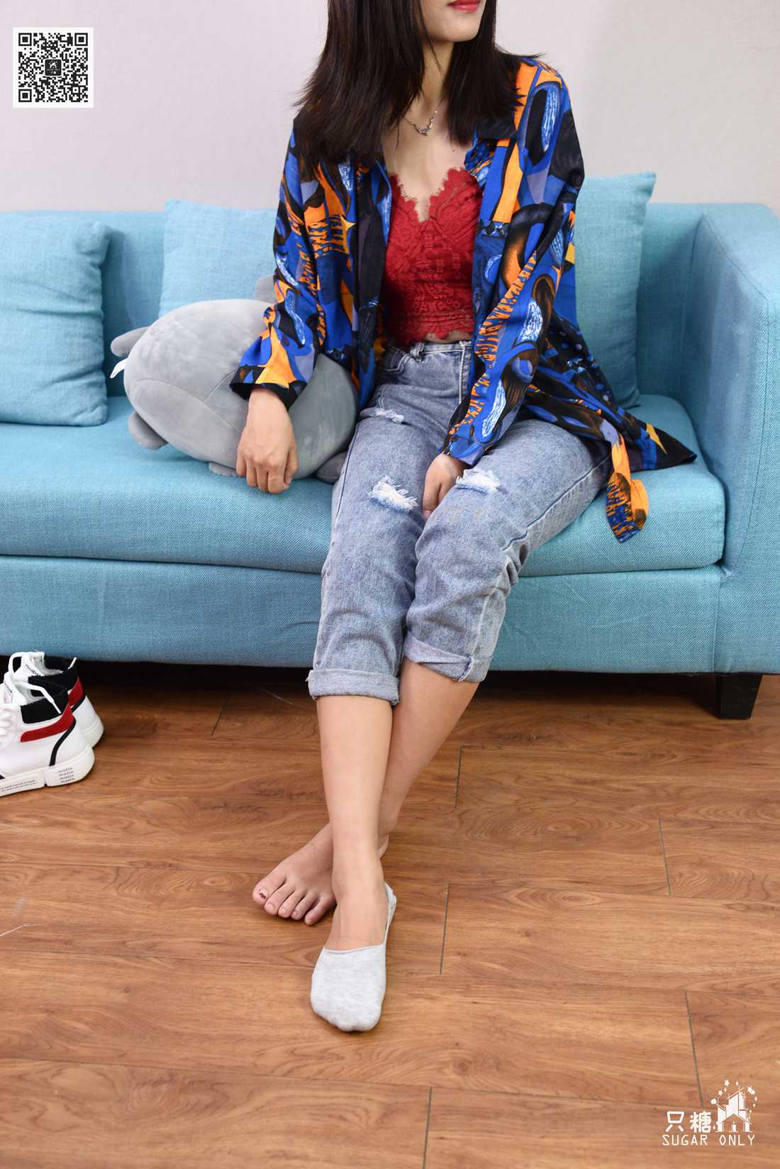 图片[109]-[只糖棉袜] NO.083 澜澜 多彩斑斓的蓝 在线浏览 – 速更版-美库