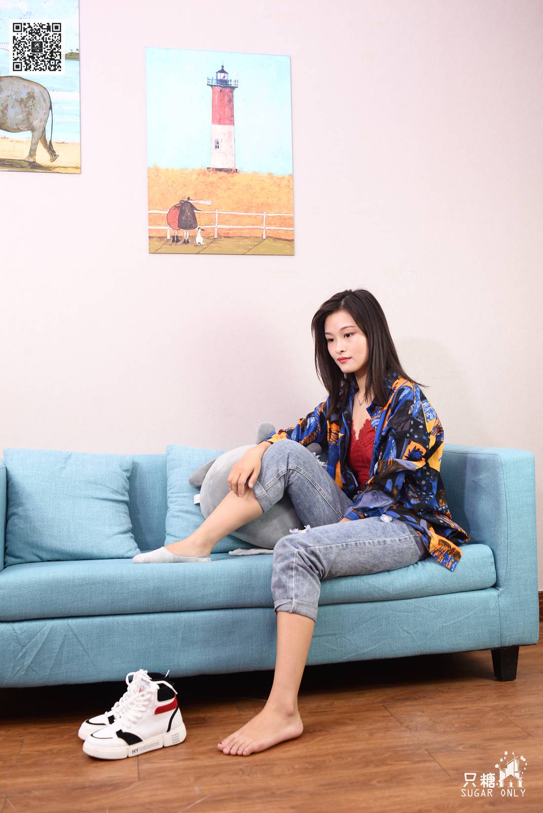 图片[137]-[只糖棉袜] NO.083 澜澜 多彩斑斓的蓝 在线浏览 – 速更版-美库