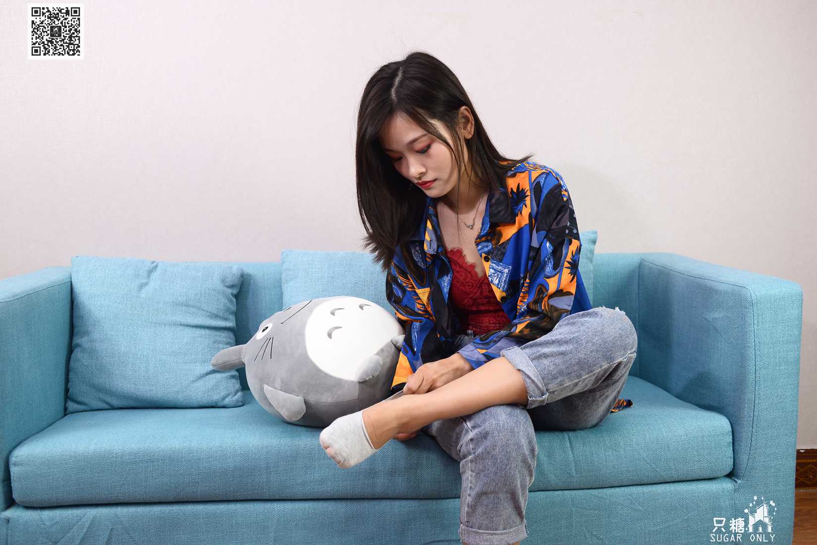 图片[55]-[只糖棉袜] NO.083 澜澜 多彩斑斓的蓝 在线浏览 – 速更版-美库