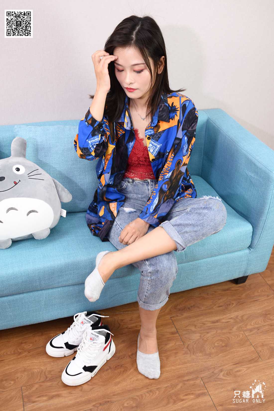 图片[146]-[只糖棉袜] NO.083 澜澜 多彩斑斓的蓝 在线浏览 – 速更版-美库