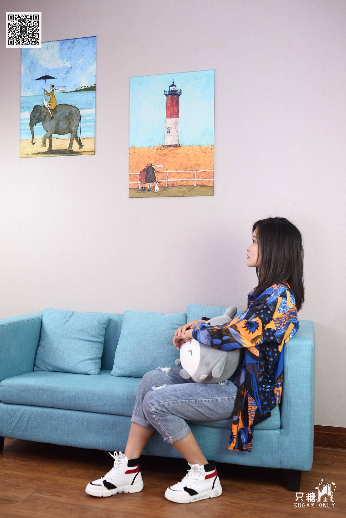 图片[238]-[只糖棉袜] NO.083 澜澜 多彩斑斓的蓝 在线浏览 – 速更版-美库