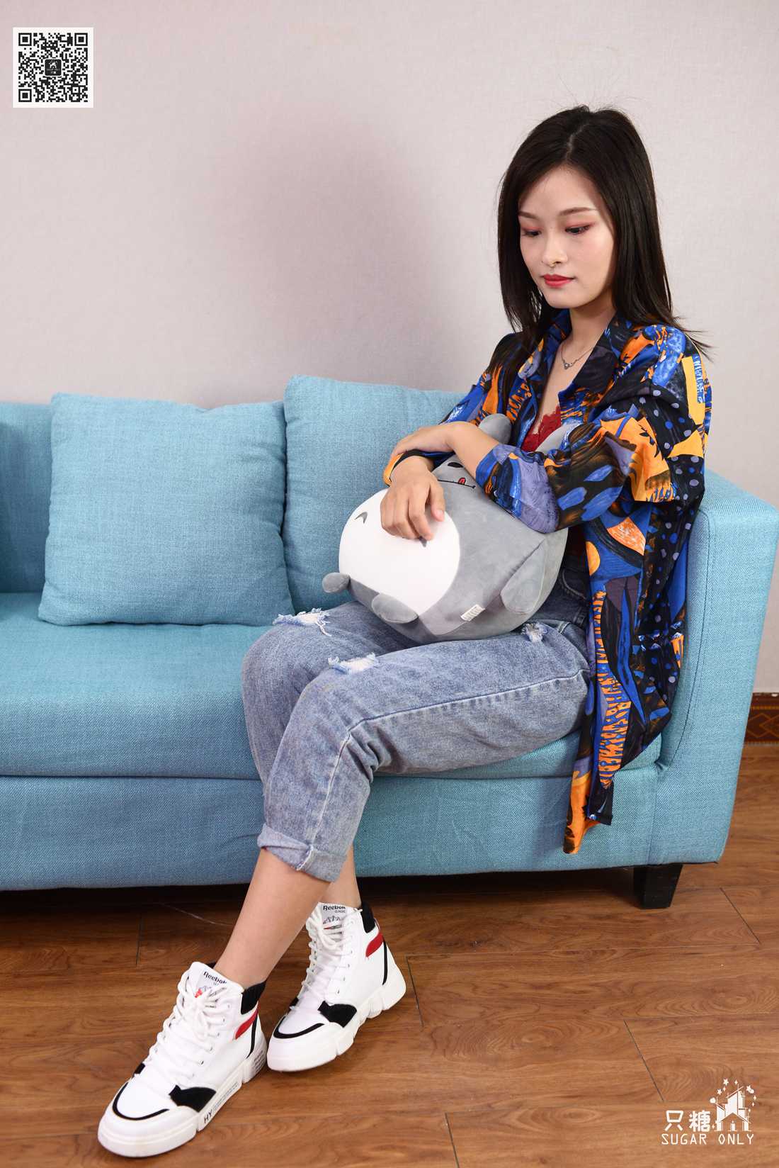 图片[23]-[只糖棉袜] NO.083 澜澜 多彩斑斓的蓝 在线浏览 – 速更版-美库