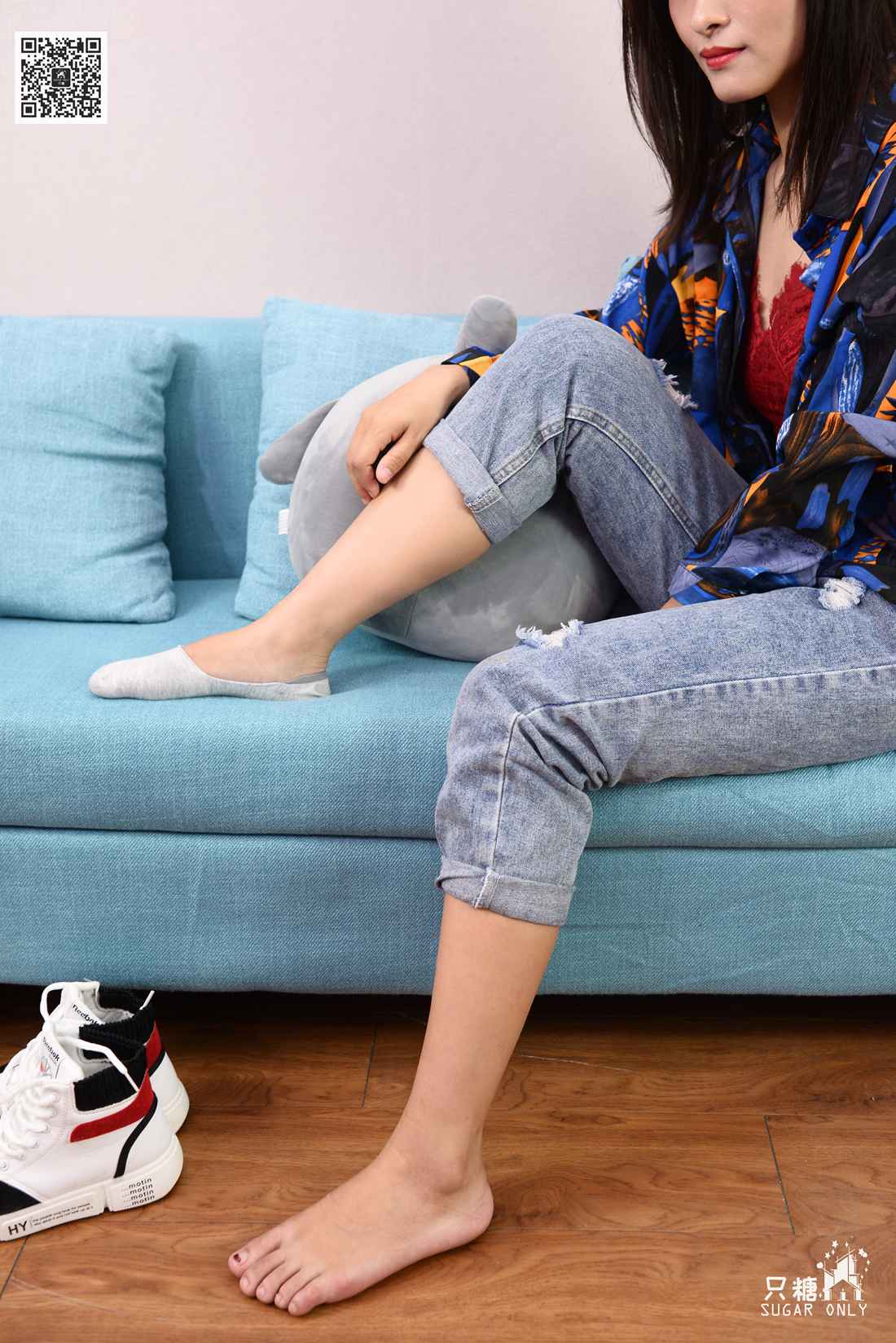 图片[18]-[只糖棉袜] NO.083 澜澜 多彩斑斓的蓝 在线浏览 – 速更版-美库