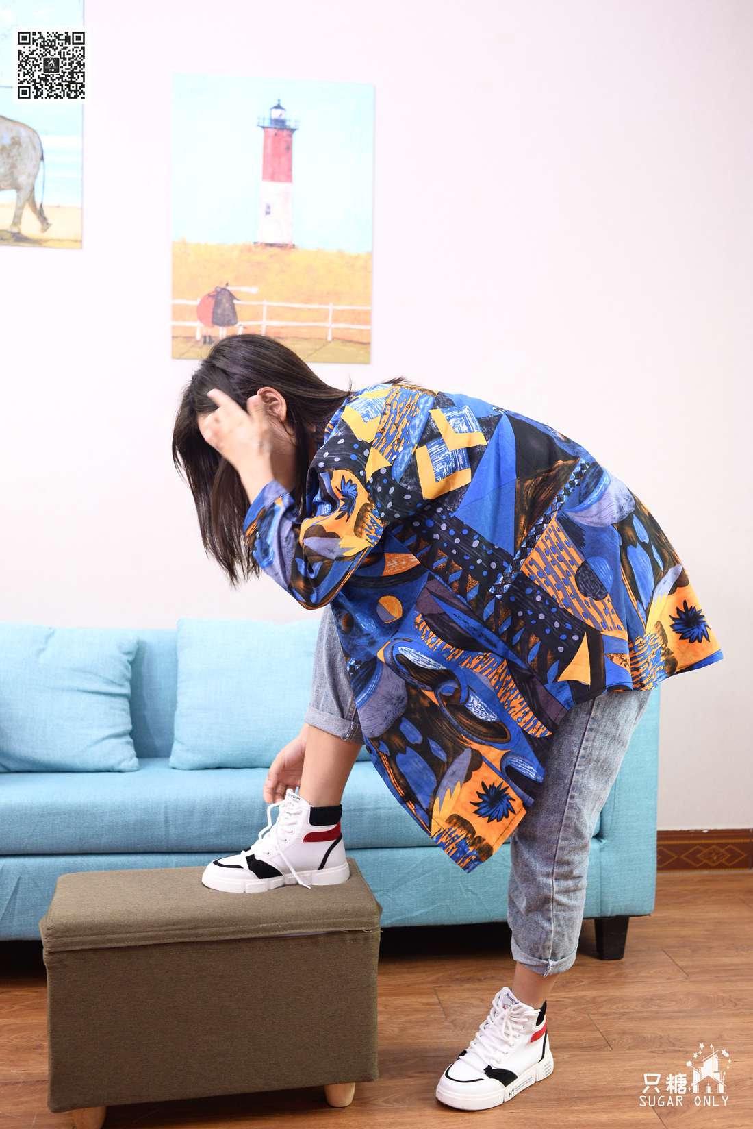 图片[34]-[只糖棉袜] NO.083 澜澜 多彩斑斓的蓝 在线浏览 – 速更版-美库