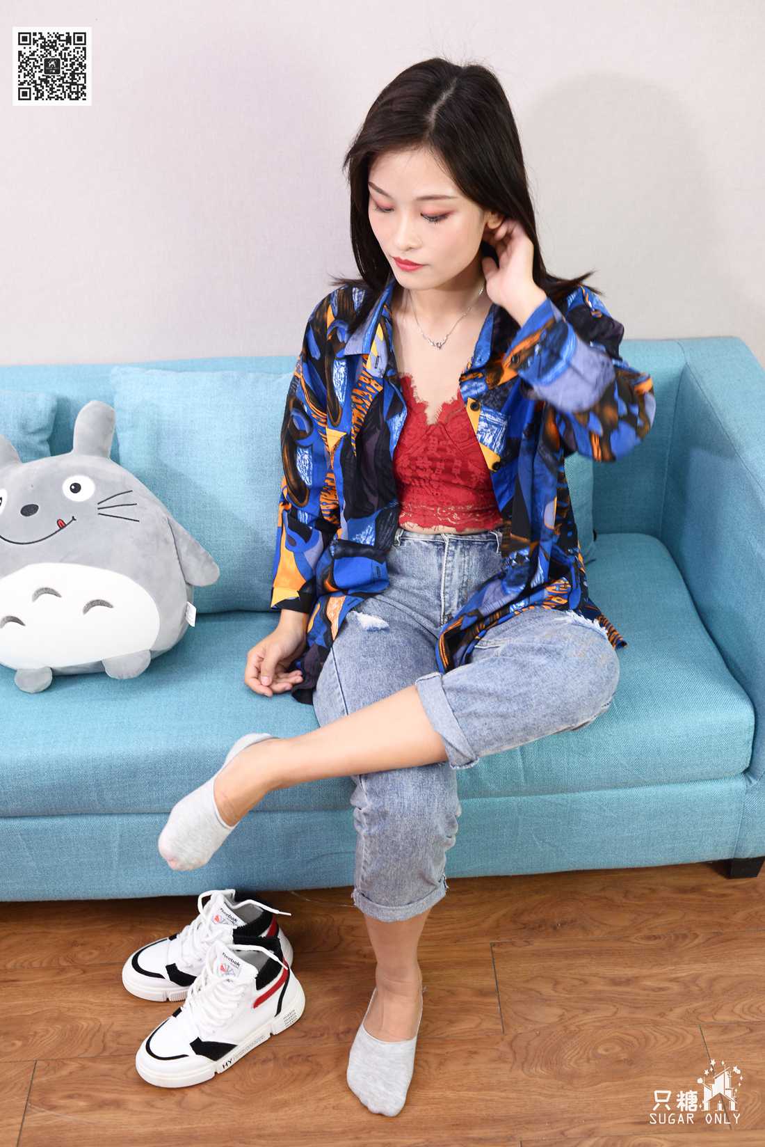 图片[102]-[只糖棉袜] NO.083 澜澜 多彩斑斓的蓝 在线浏览 – 速更版-美库