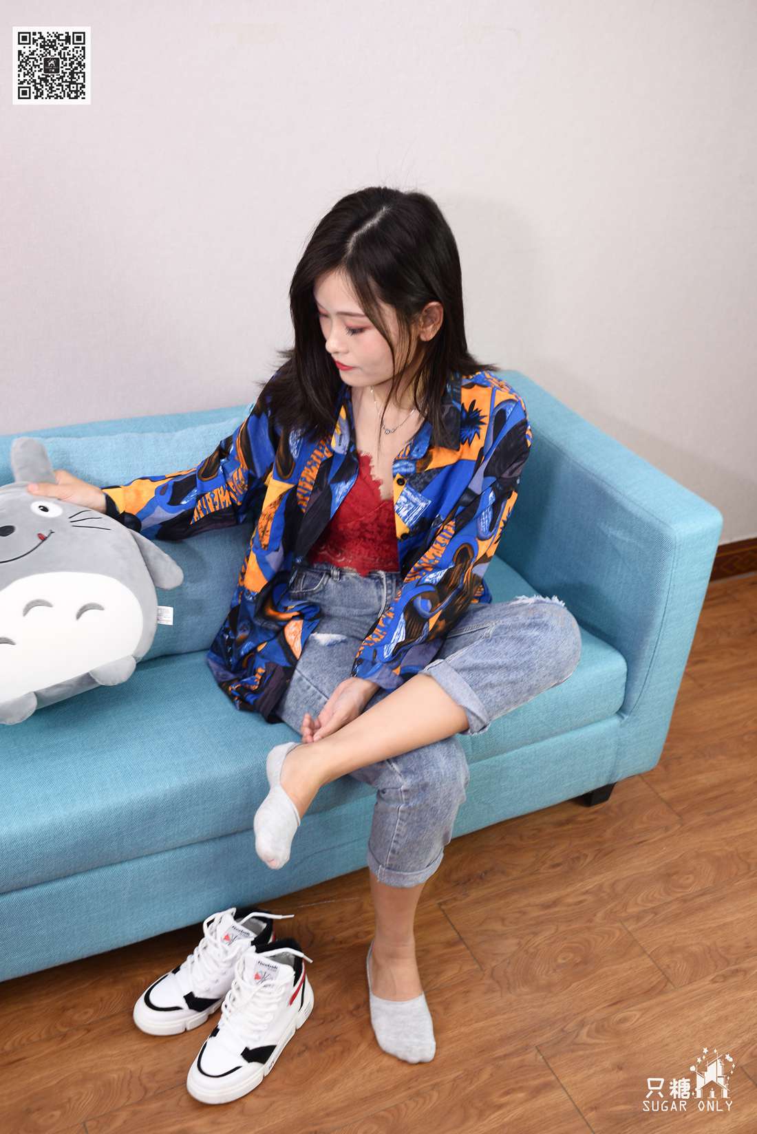 图片[126]-[只糖棉袜] NO.083 澜澜 多彩斑斓的蓝 在线浏览 – 速更版-美库