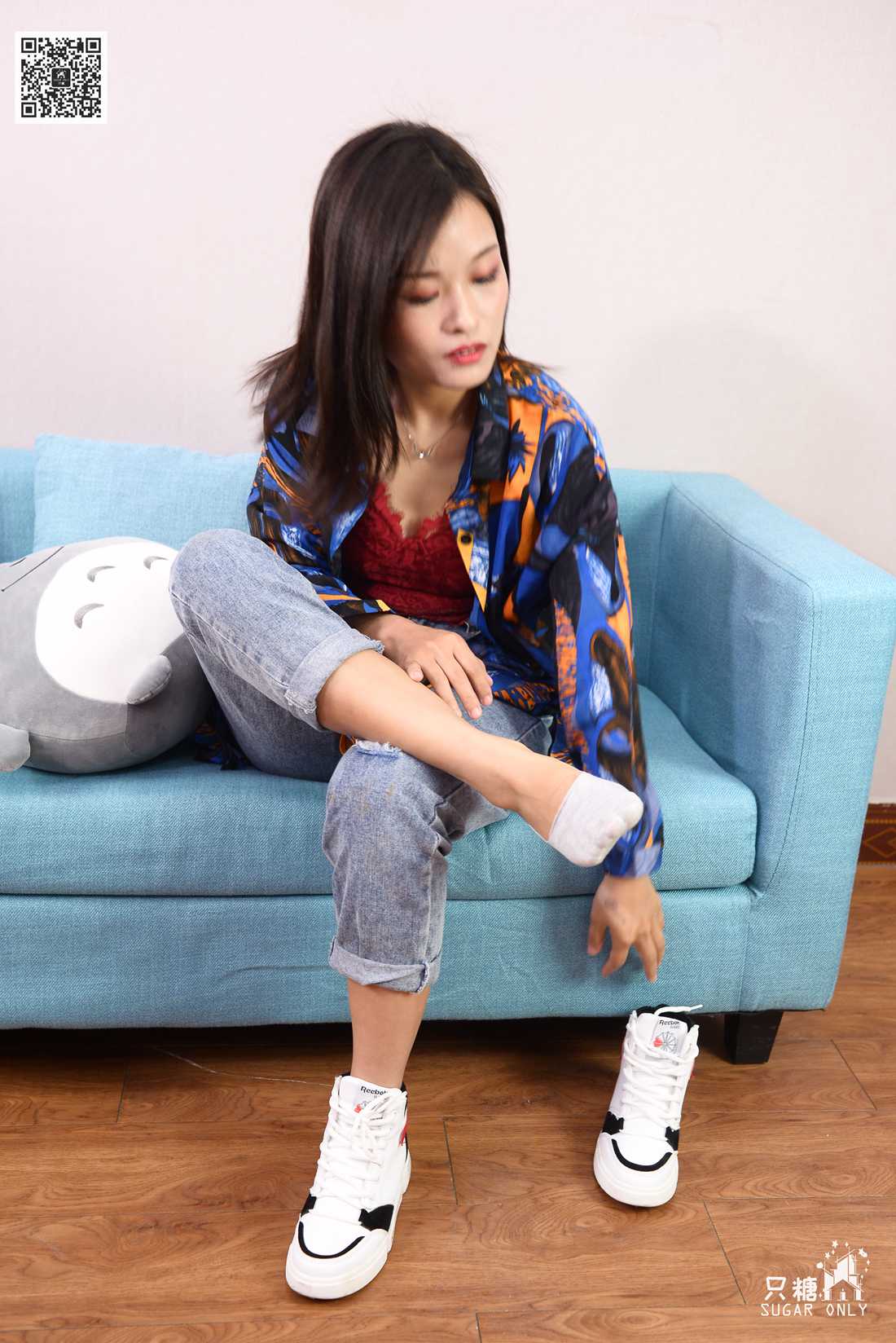 图片[98]-[只糖棉袜] NO.083 澜澜 多彩斑斓的蓝 在线浏览 – 速更版-美库