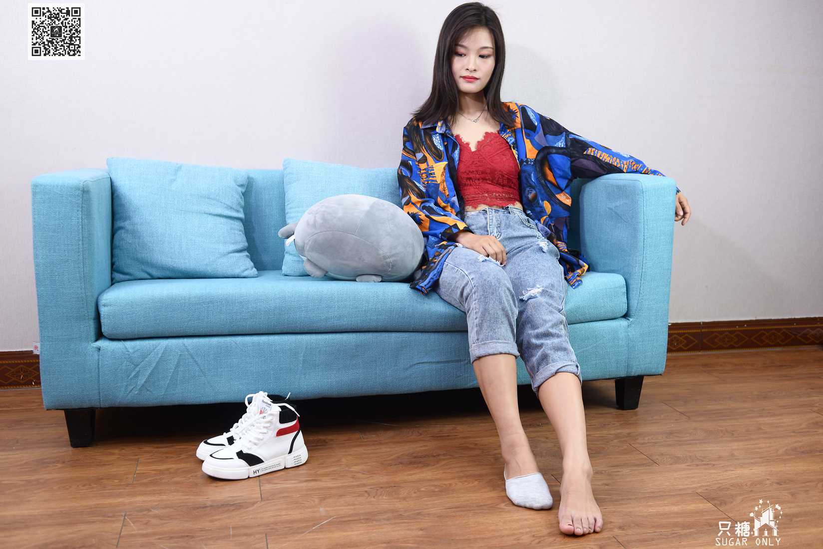 图片[47]-[只糖棉袜] NO.083 澜澜 多彩斑斓的蓝 在线浏览 – 速更版-美库