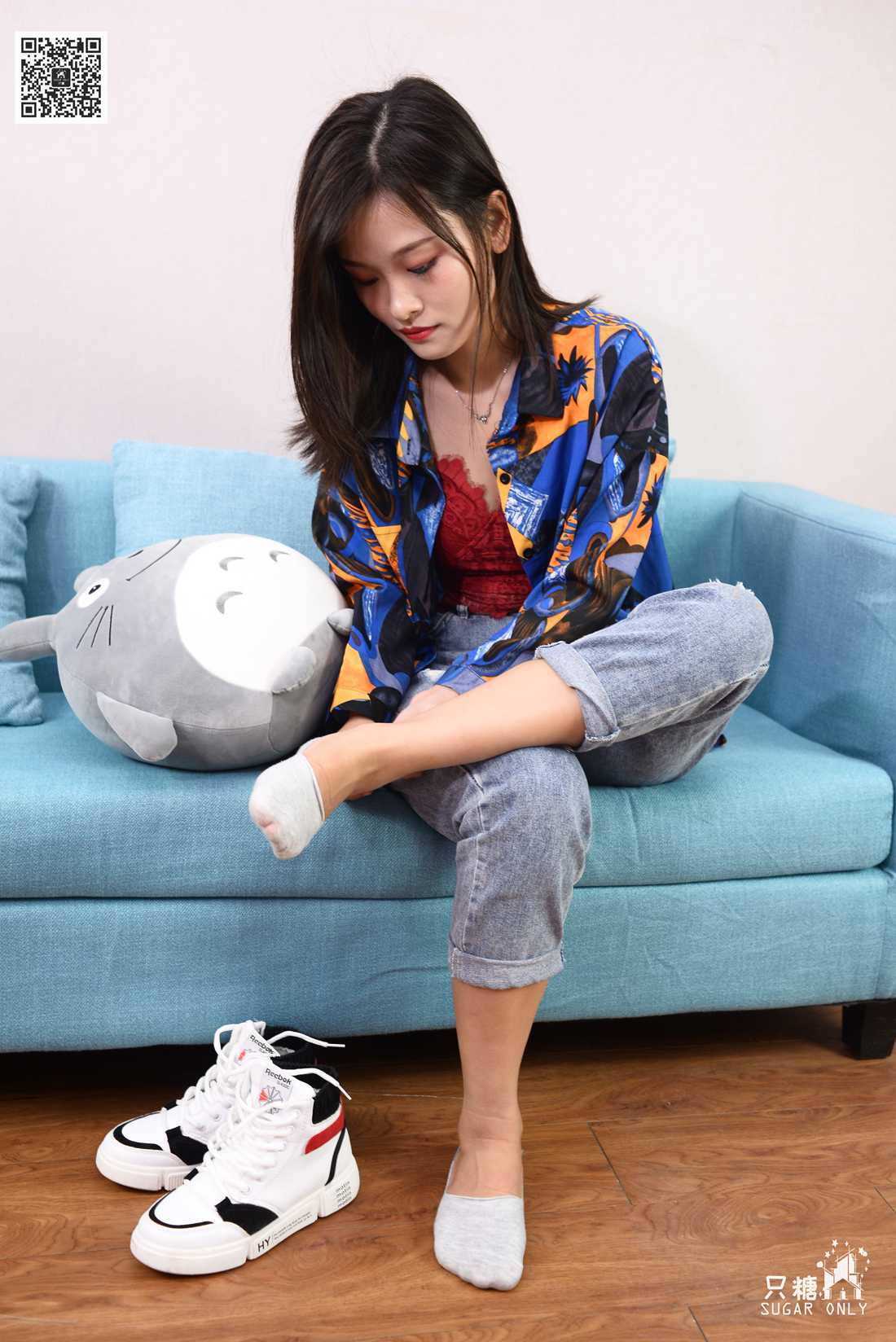 图片[24]-[只糖棉袜] NO.083 澜澜 多彩斑斓的蓝 在线浏览 – 速更版-美库