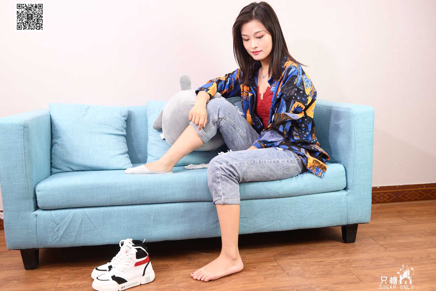 图片[116]-[只糖棉袜] NO.083 澜澜 多彩斑斓的蓝 在线浏览 – 速更版-美库