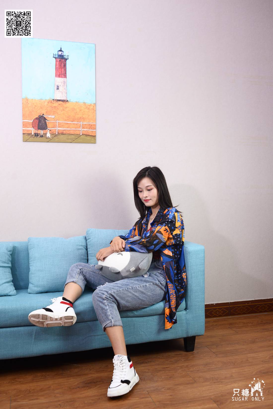 图片[57]-[只糖棉袜] NO.083 澜澜 多彩斑斓的蓝 在线浏览 – 速更版-美库