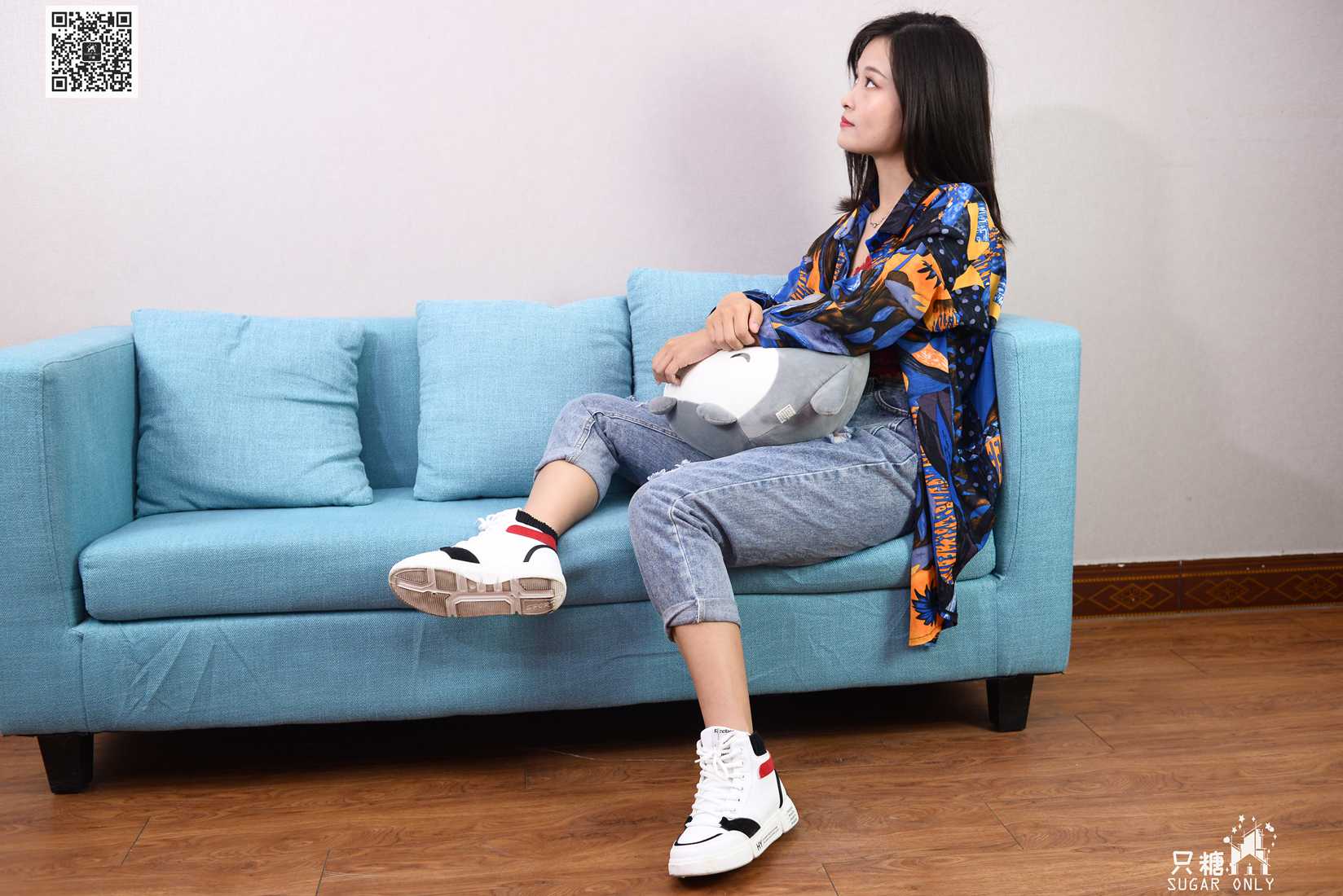 图片[43]-[只糖棉袜] NO.083 澜澜 多彩斑斓的蓝 在线浏览 – 速更版-美库