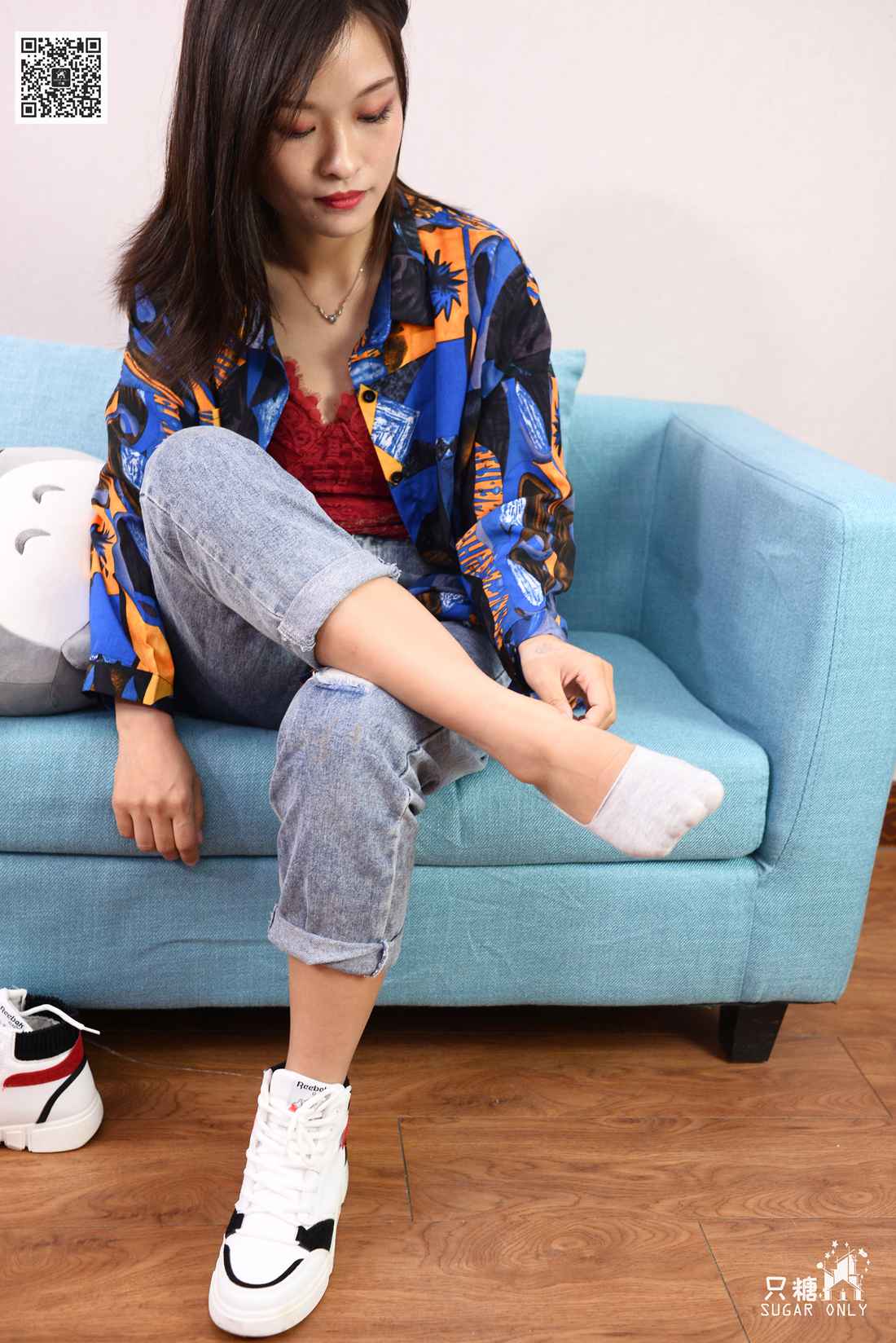图片[129]-[只糖棉袜] NO.083 澜澜 多彩斑斓的蓝 在线浏览 – 速更版-美库