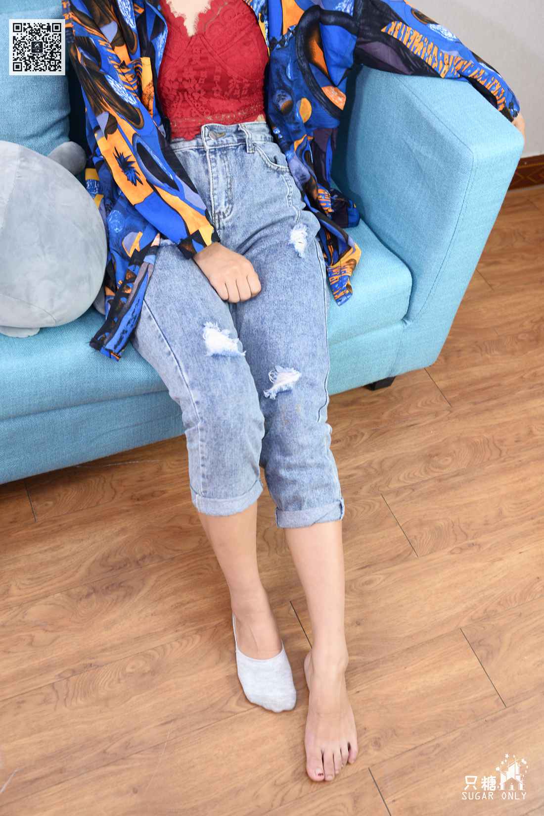 图片[30]-[只糖棉袜] NO.083 澜澜 多彩斑斓的蓝 在线浏览 – 速更版-美库