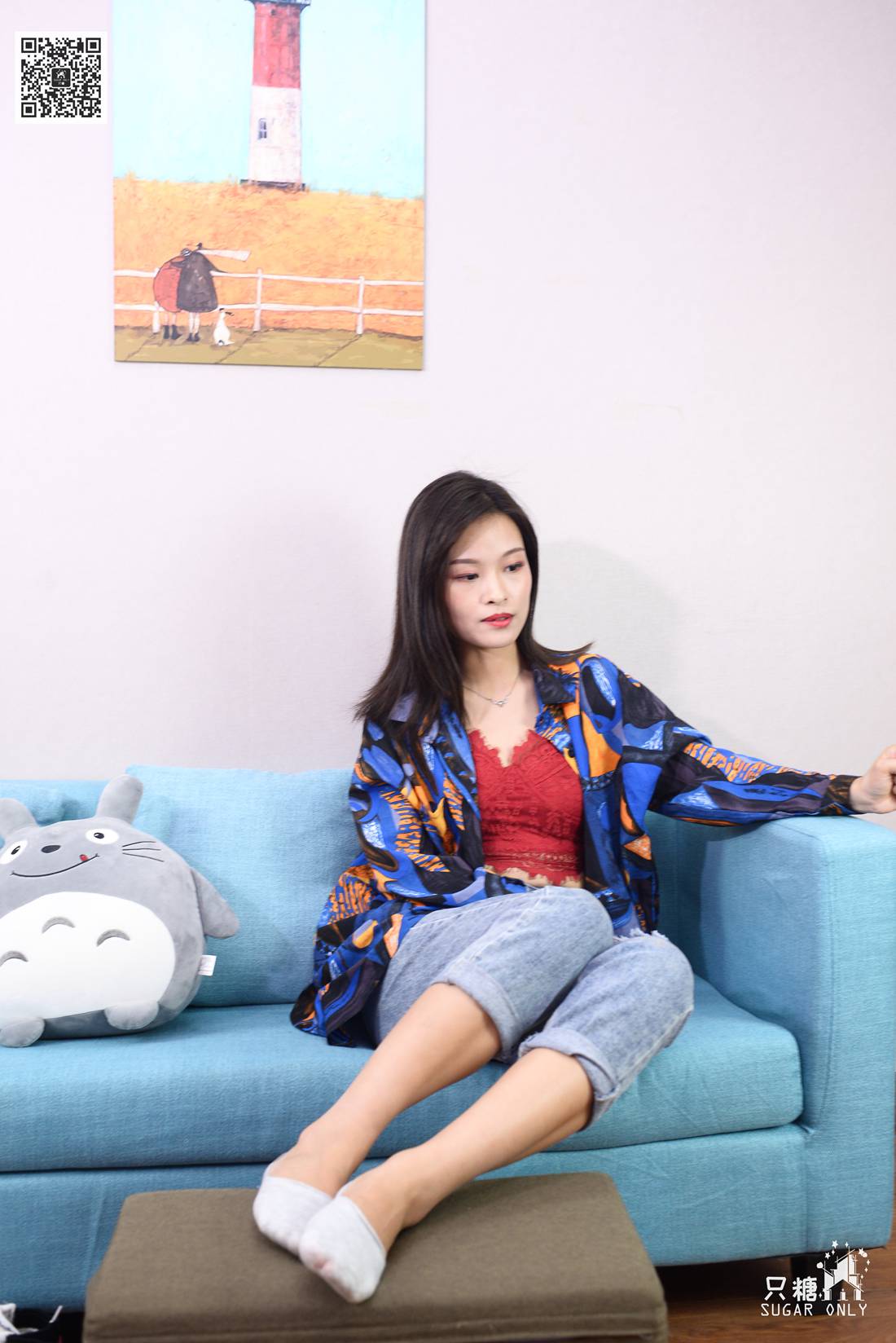 图片[101]-[只糖棉袜] NO.083 澜澜 多彩斑斓的蓝 在线浏览 – 速更版-美库