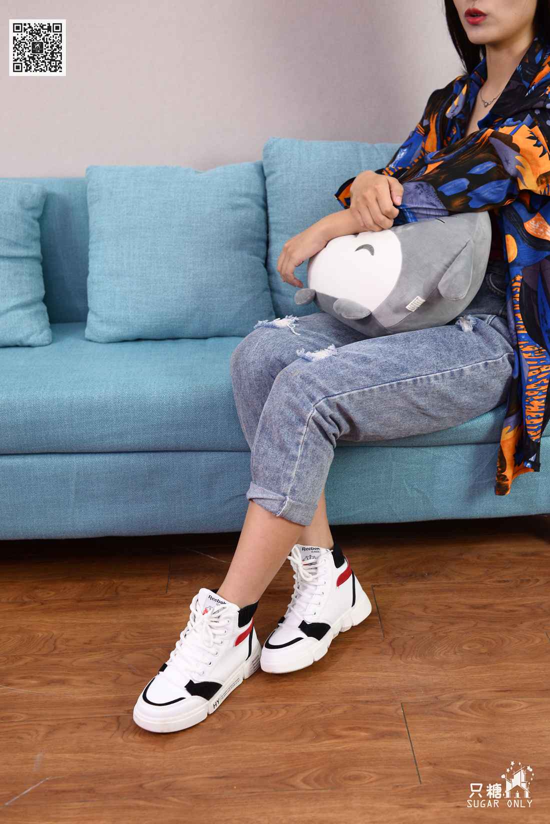 图片[9]-[只糖棉袜] NO.083 澜澜 多彩斑斓的蓝 在线浏览 – 速更版-美库