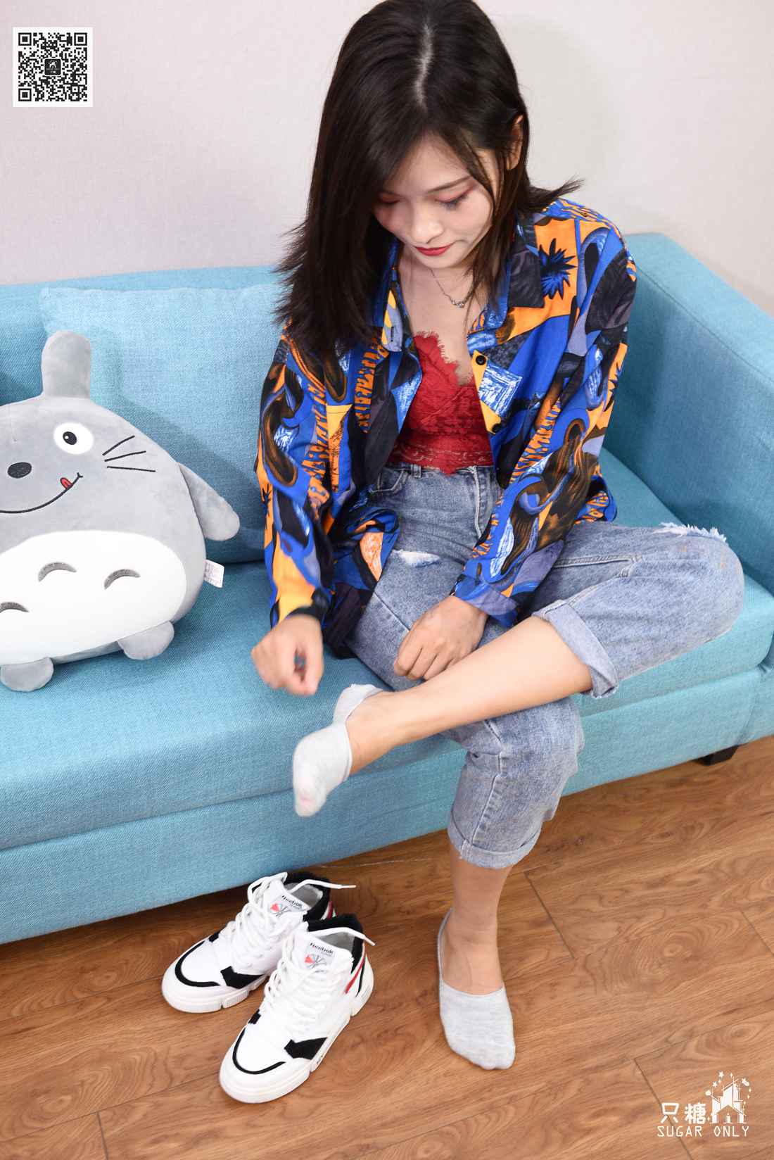 图片[90]-[只糖棉袜] NO.083 澜澜 多彩斑斓的蓝 在线浏览 – 速更版-美库