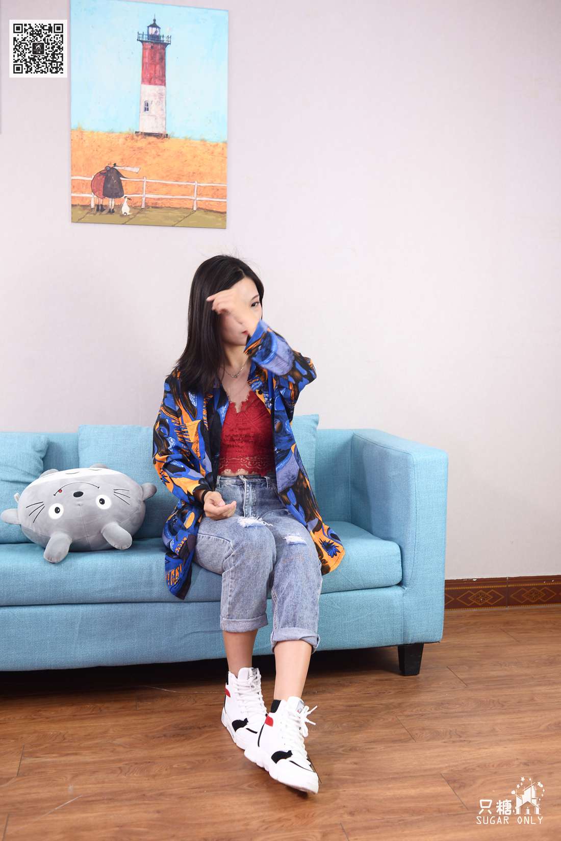 图片[95]-[只糖棉袜] NO.083 澜澜 多彩斑斓的蓝 在线浏览 – 速更版-美库