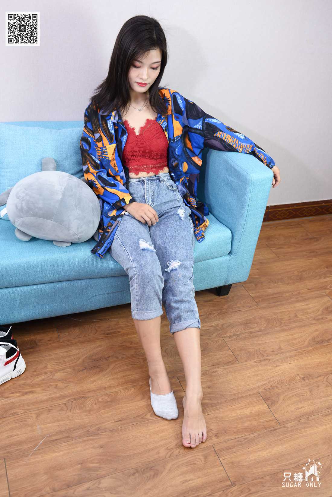 图片[13]-[只糖棉袜] NO.083 澜澜 多彩斑斓的蓝 在线浏览 – 速更版-美库