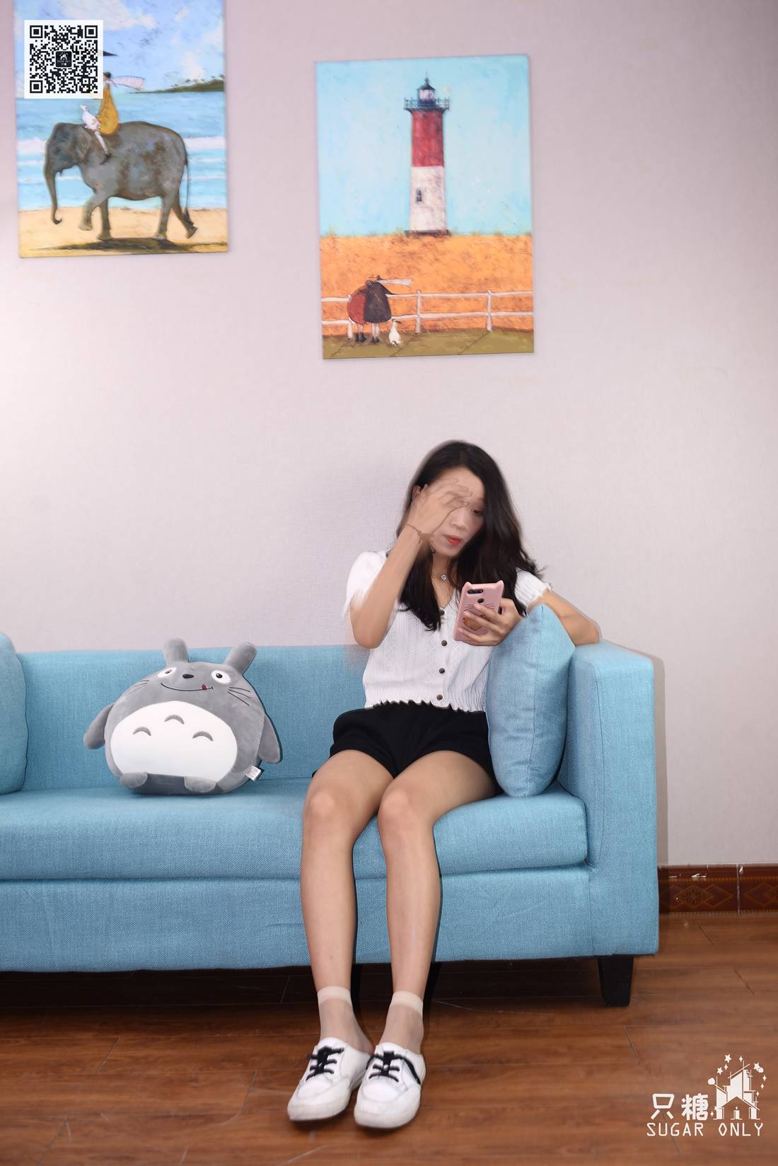 图片[10]-[只糖棉袜] NO.086 薄荷 南风吻脸轻轻 飘过来花香浓 在线浏览 – 速更版-美库