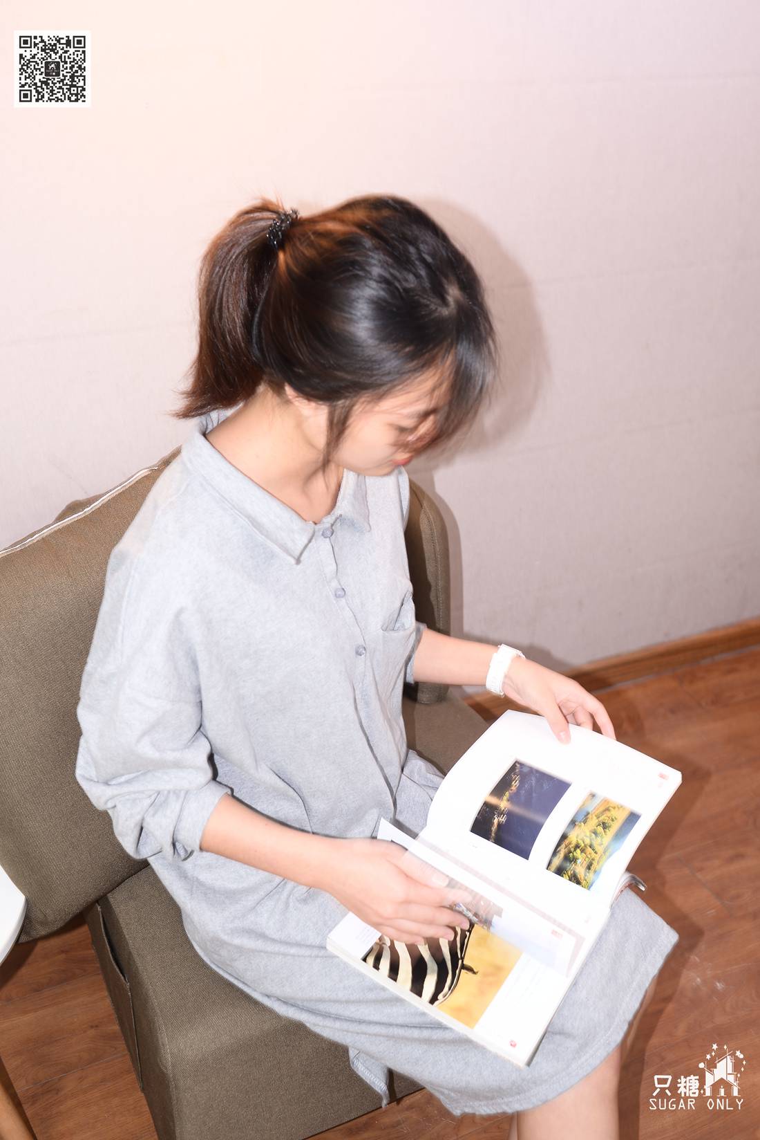 图片[217]-[只糖棉袜] NO.092 拾柒 你好呀，马尾辫 在线浏览 – 速更版-美库