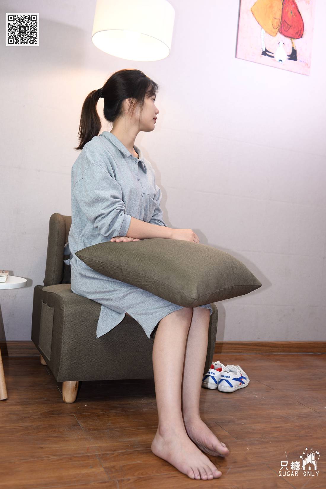 图片[25]-[只糖棉袜] NO.092 拾柒 你好呀，马尾辫 在线浏览 – 速更版-美库