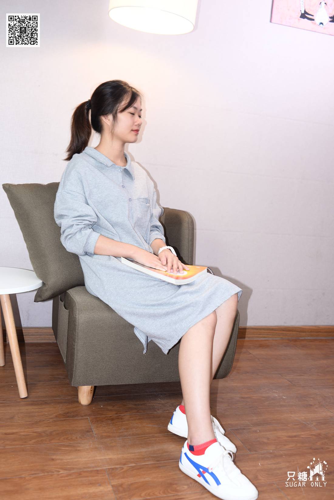 图片[171]-[只糖棉袜] NO.092 拾柒 你好呀，马尾辫 在线浏览 – 速更版-美库