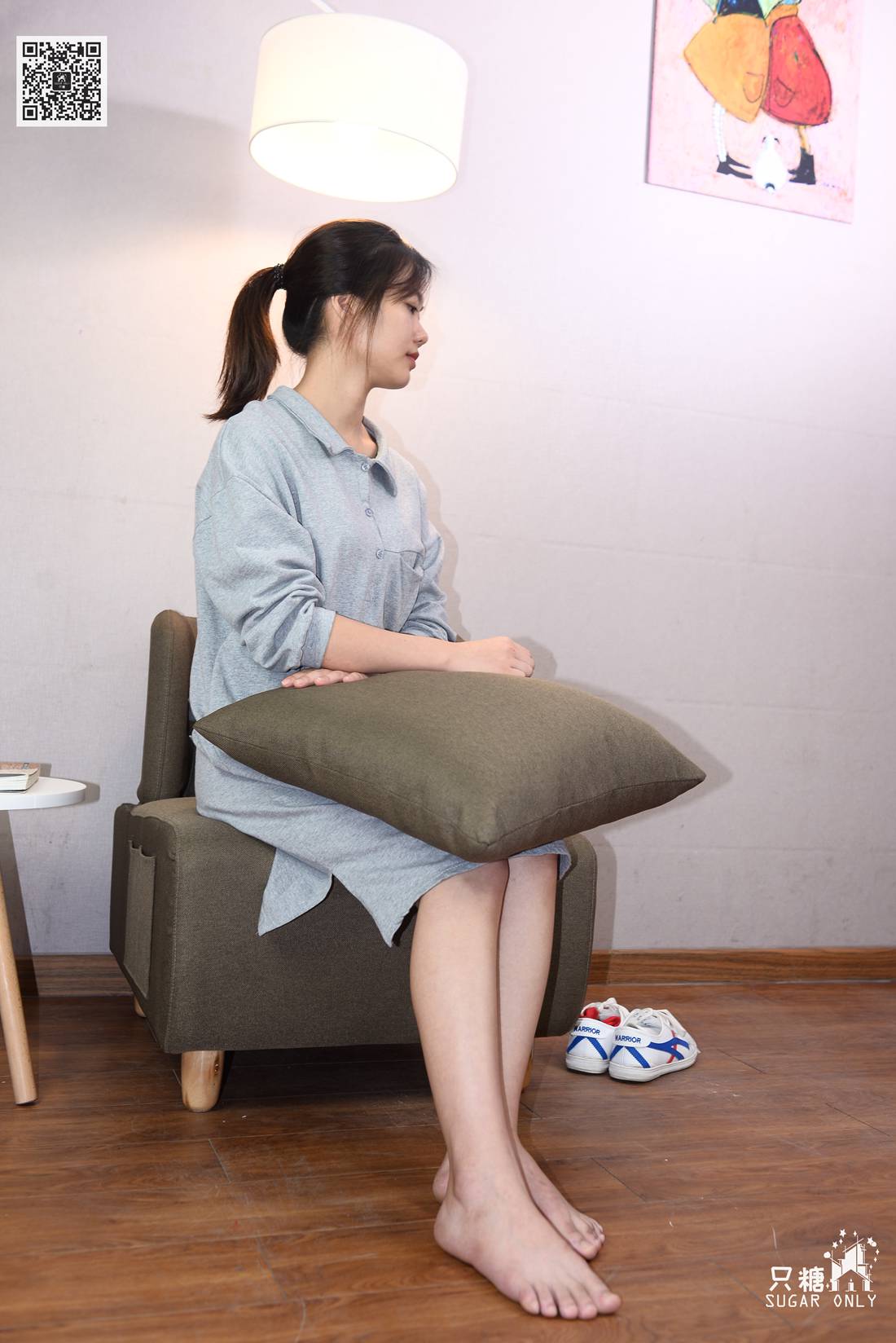 图片[111]-[只糖棉袜] NO.092 拾柒 你好呀，马尾辫 在线浏览 – 速更版-美库