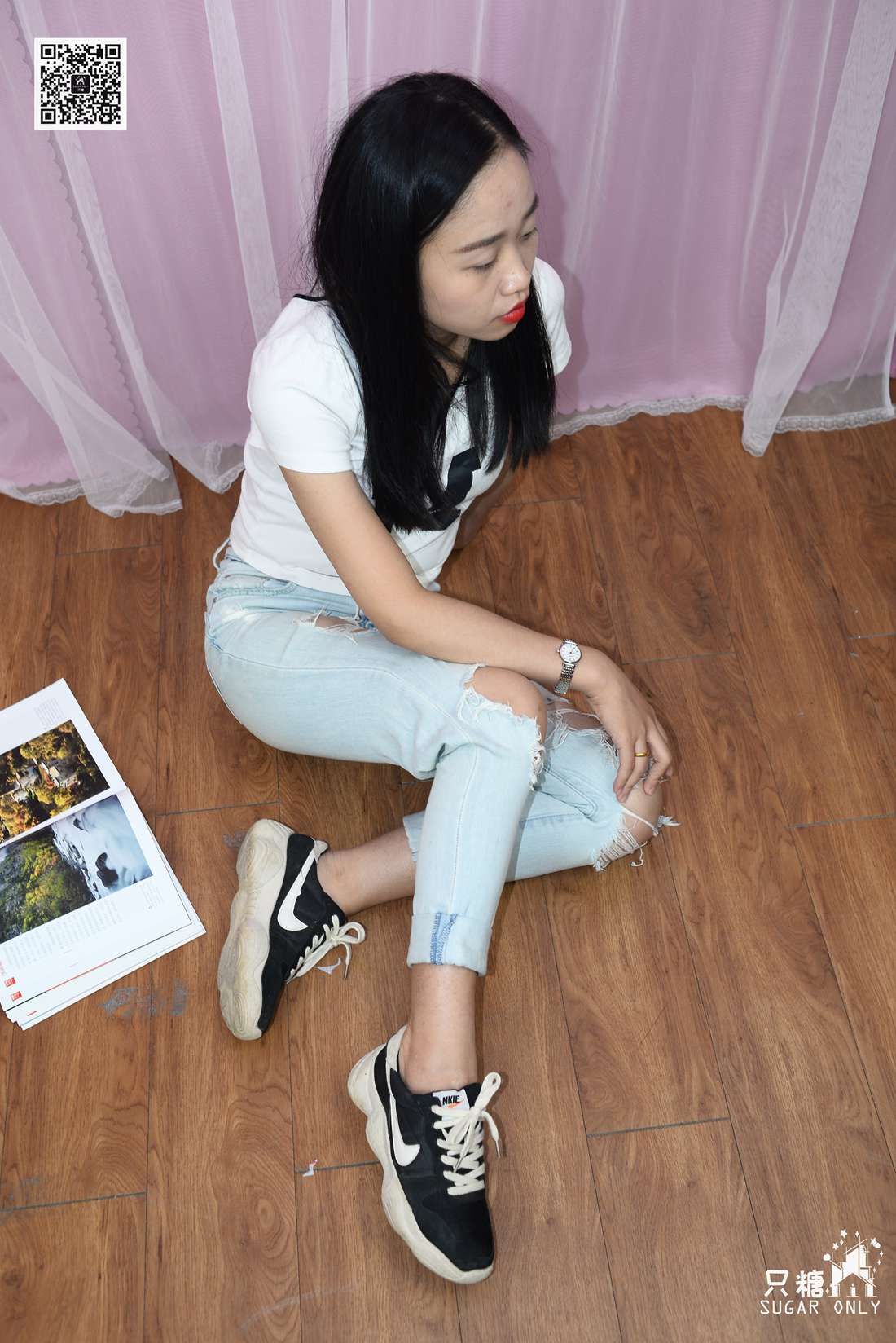 图片[217]-[只糖棉袜] NO.090 芊芊 夏日的遗憾一定会被秋风温柔化解的呀 在线浏览 – 速更版-美库