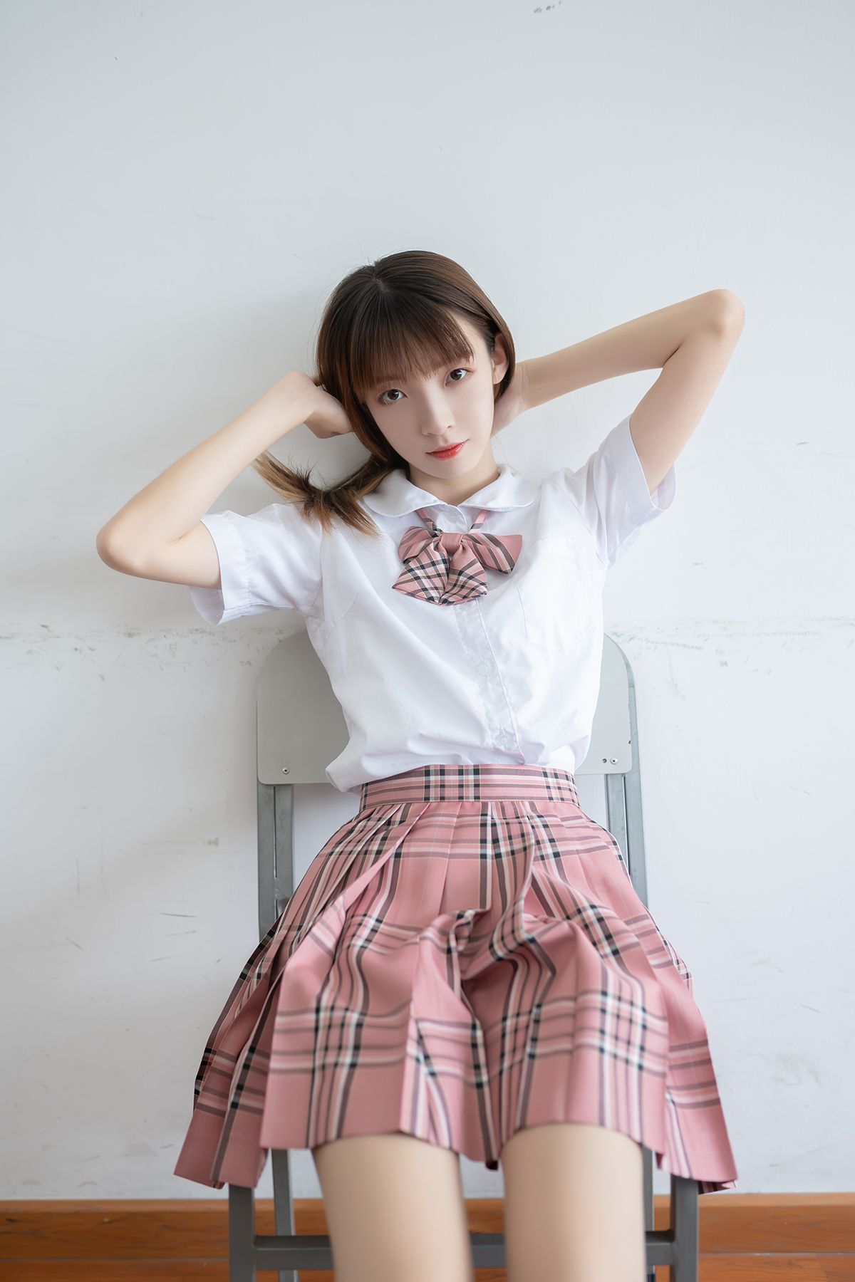 图片[12]-兔玩映画 B002 粉色格裙少女 在线浏览 – 速更版-美库