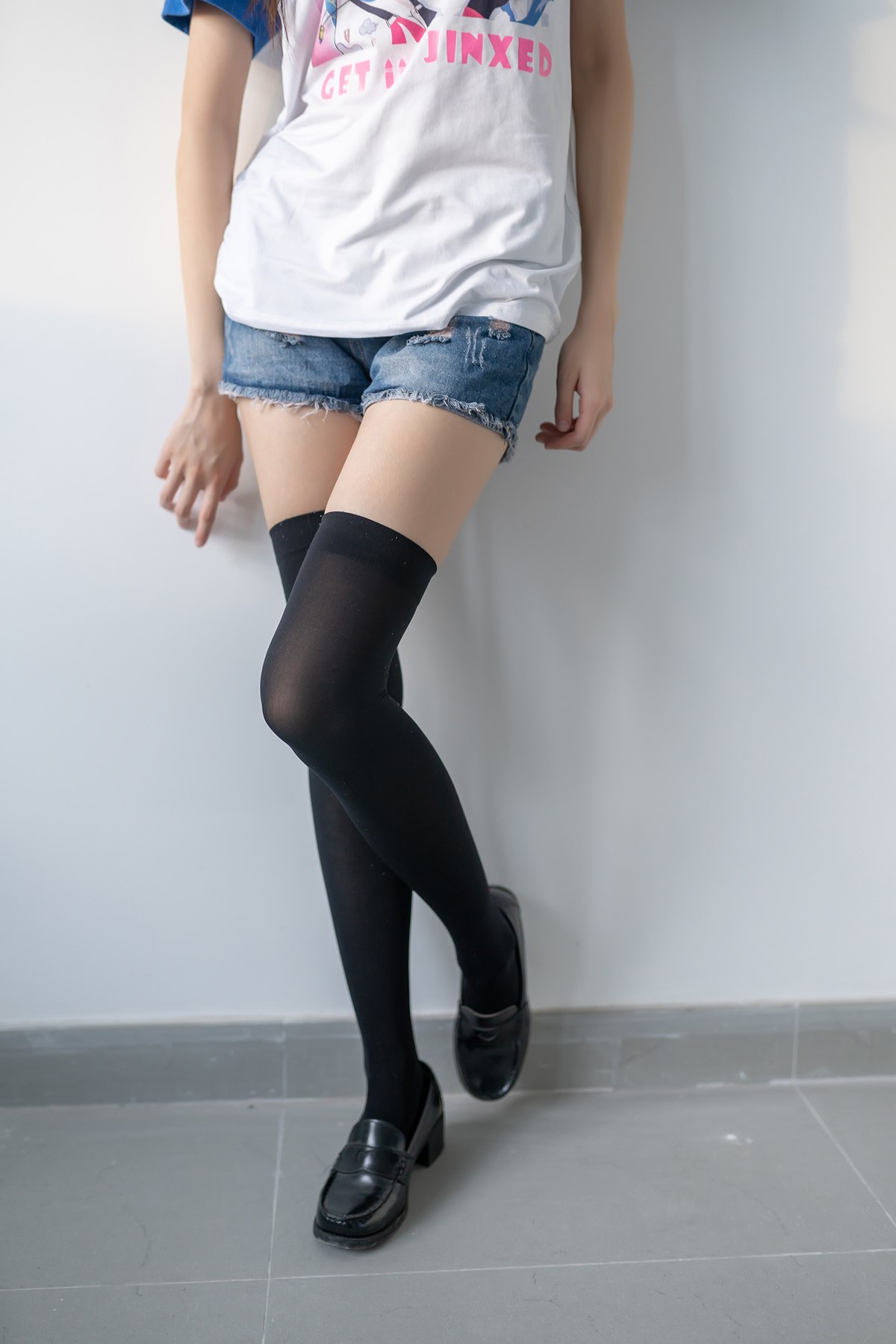 图片[13]-兔玩映画 B003 黑色半筒袜 在线浏览 – 速更版-美库