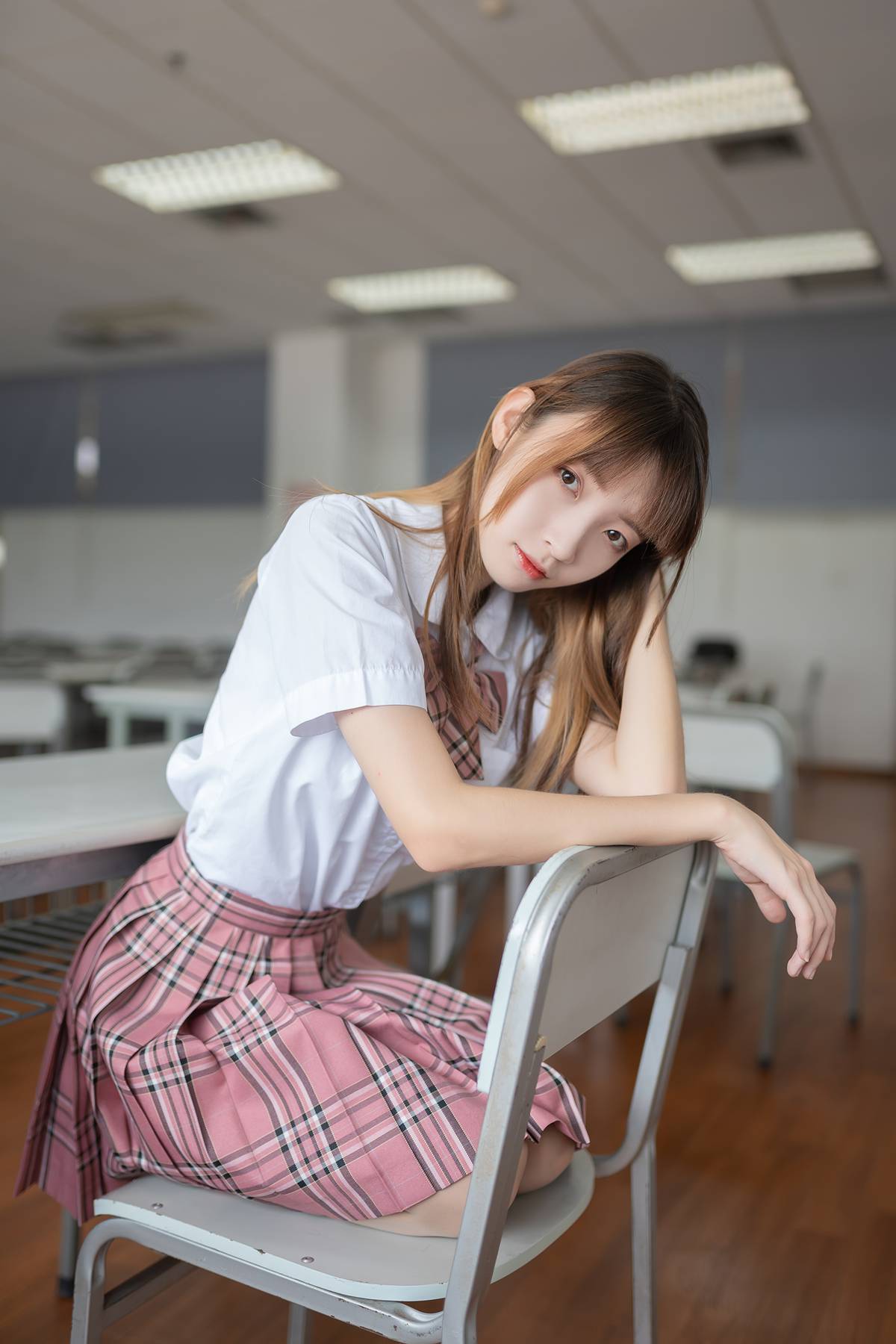 图片[18]-兔玩映画 B002 粉色格裙少女 在线浏览 – 速更版-美库