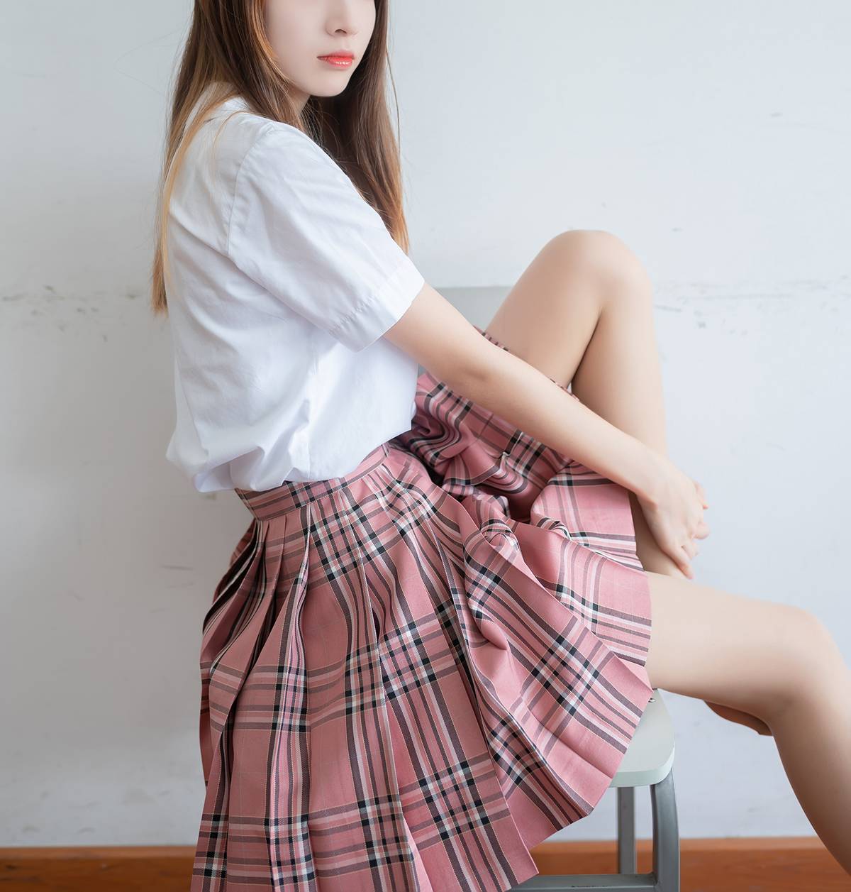 图片[35]-兔玩映画 B002 粉色格裙少女 在线浏览 – 速更版-美库