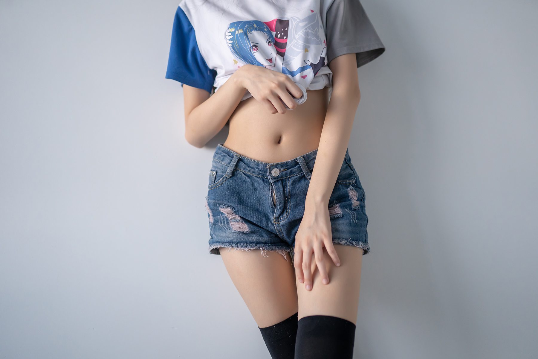 图片[21]-兔玩映画 B003 黑色半筒袜 在线浏览 – 速更版-美库