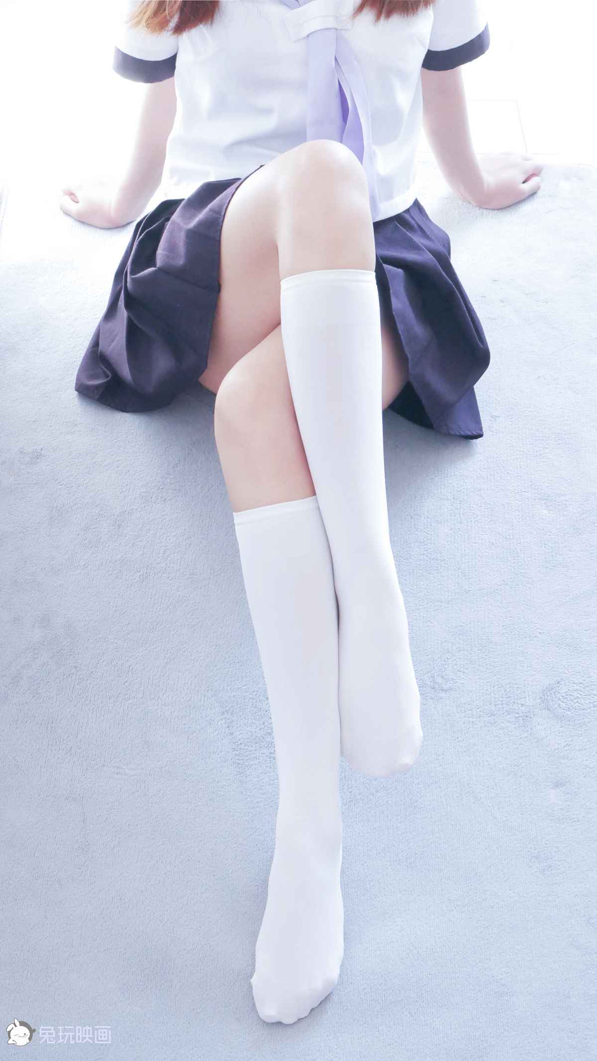 图片[19]-兔玩映画 B015 白白白半筒袜 在线浏览 – 速更版-美库
