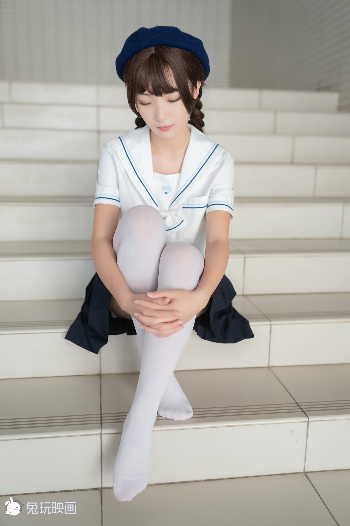 图片[10]-兔玩映画 B033 楼梯上的白丝少女 在线浏览 – 速更版-美库