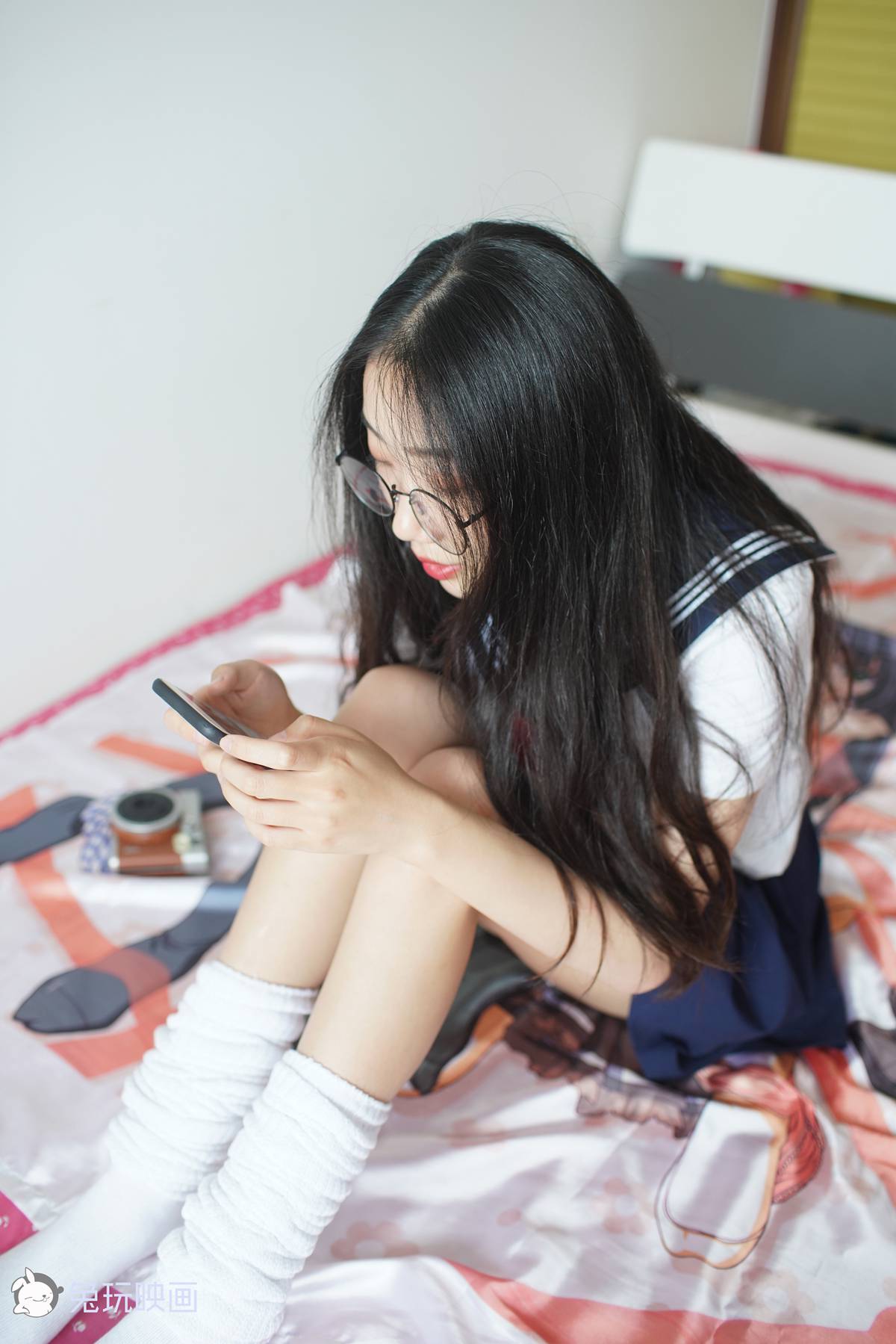 图片[10]-兔玩映画 B042 制服泡泡袜 在线浏览 – 速更版-美库