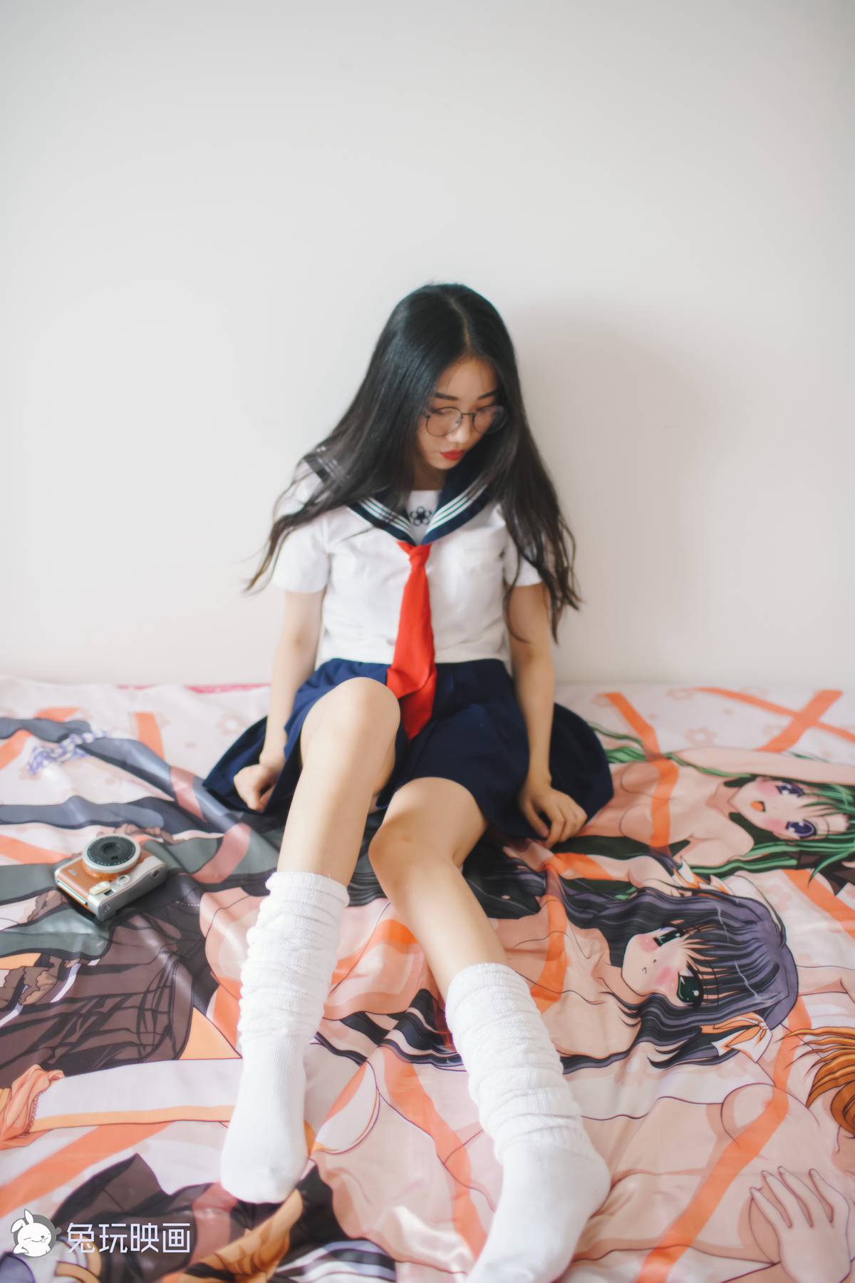 图片[14]-兔玩映画 B042 制服泡泡袜 在线浏览 – 速更版-美库