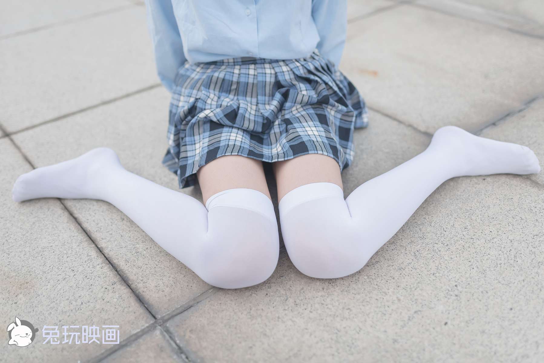 图片[23]-兔玩映画 B048 白丝格裙 在线浏览 – 速更版-美库