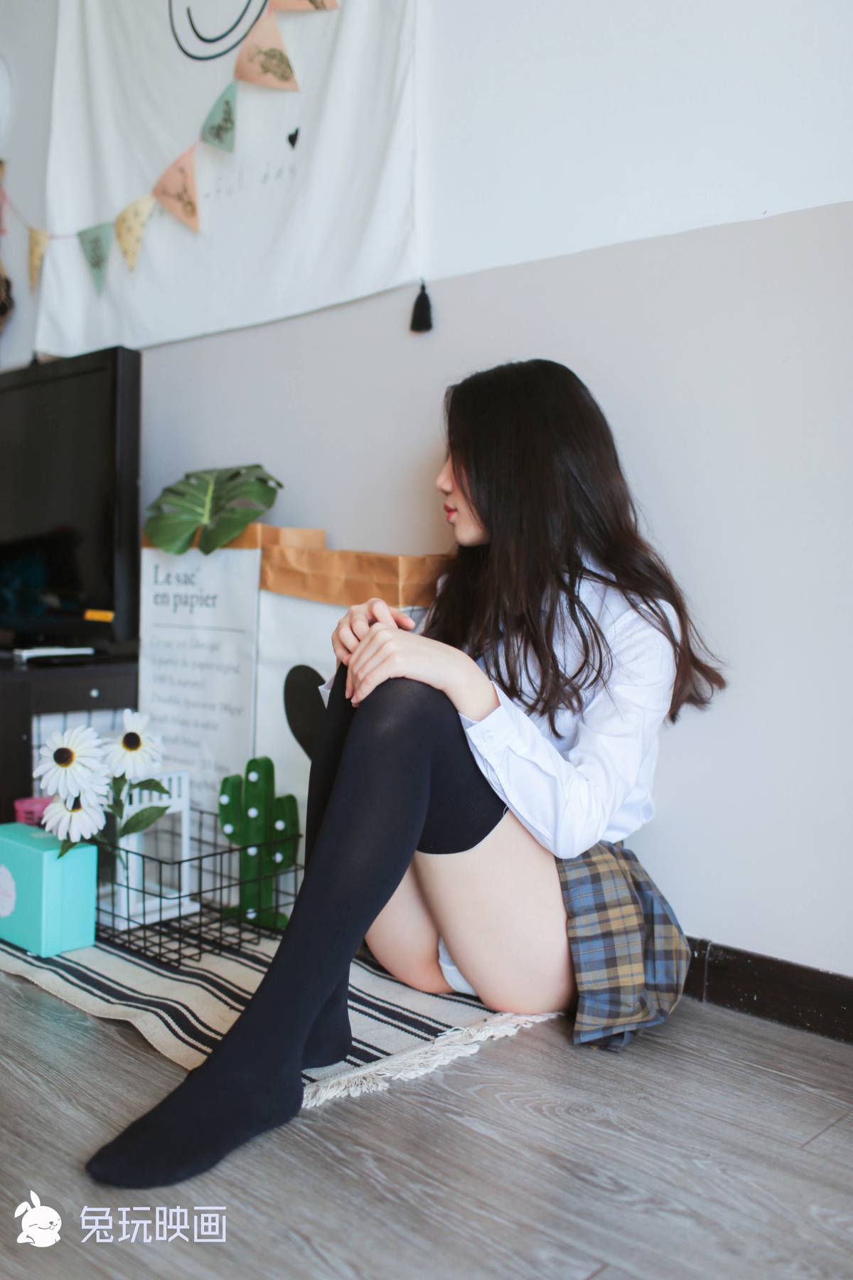 图片[15]-兔玩映画 B080 衬衫格裙 在线浏览 – 速更版-美库