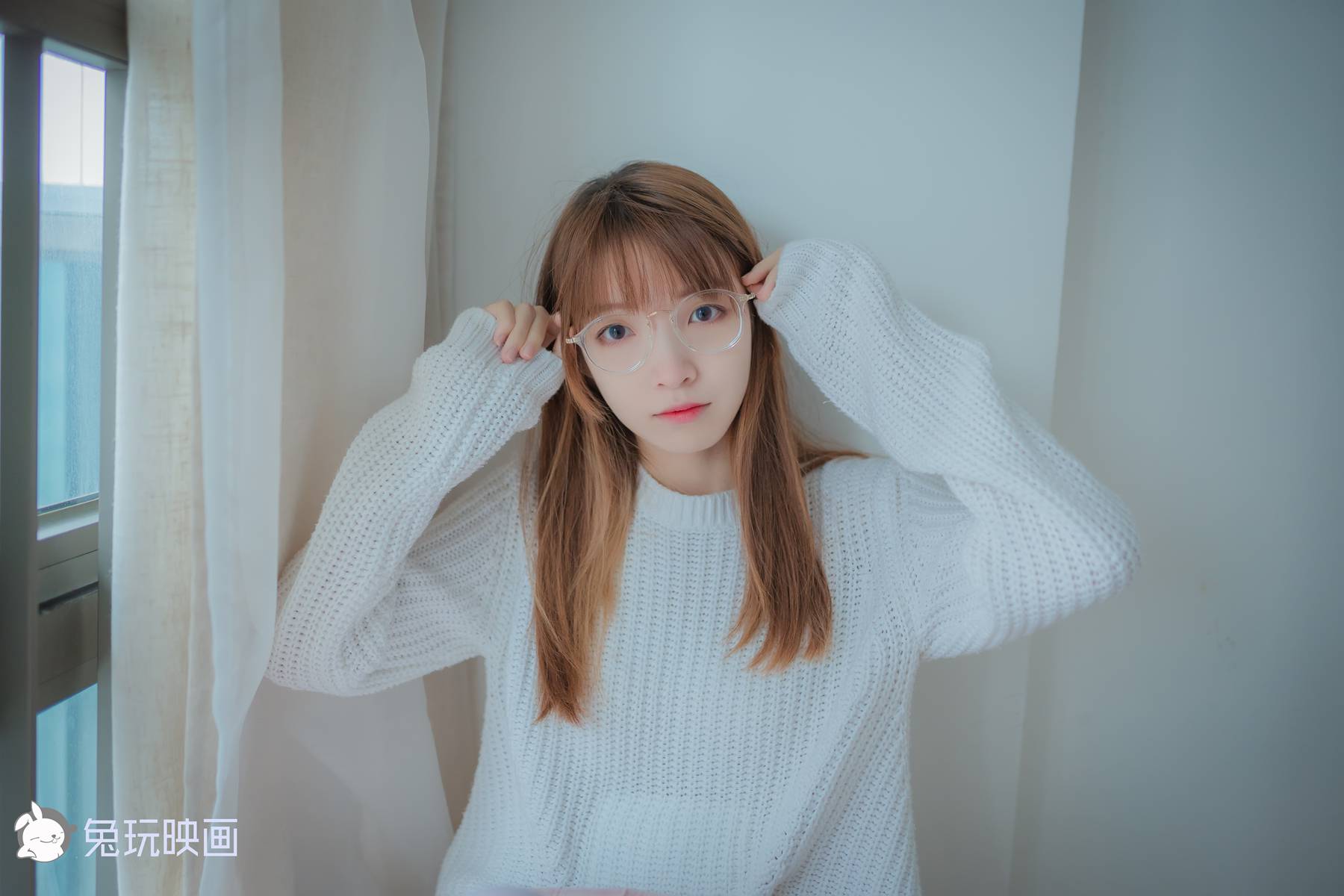 图片[31]-兔玩映画 B081 粉格裙的眼镜娘 在线浏览 – 速更版-美库