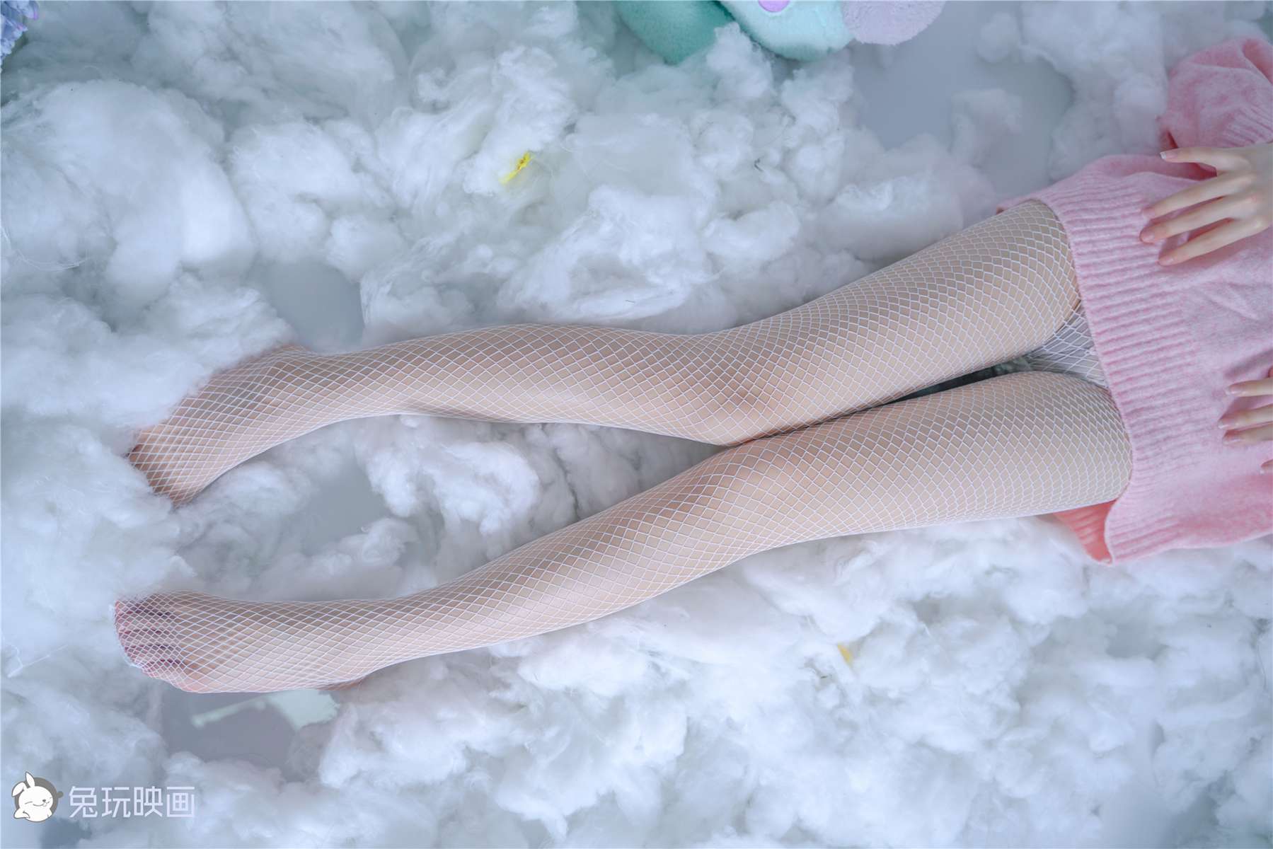 图片[11]-兔玩映画 C012 粉红毛衣和白网袜 在线浏览 – 速更版-美库
