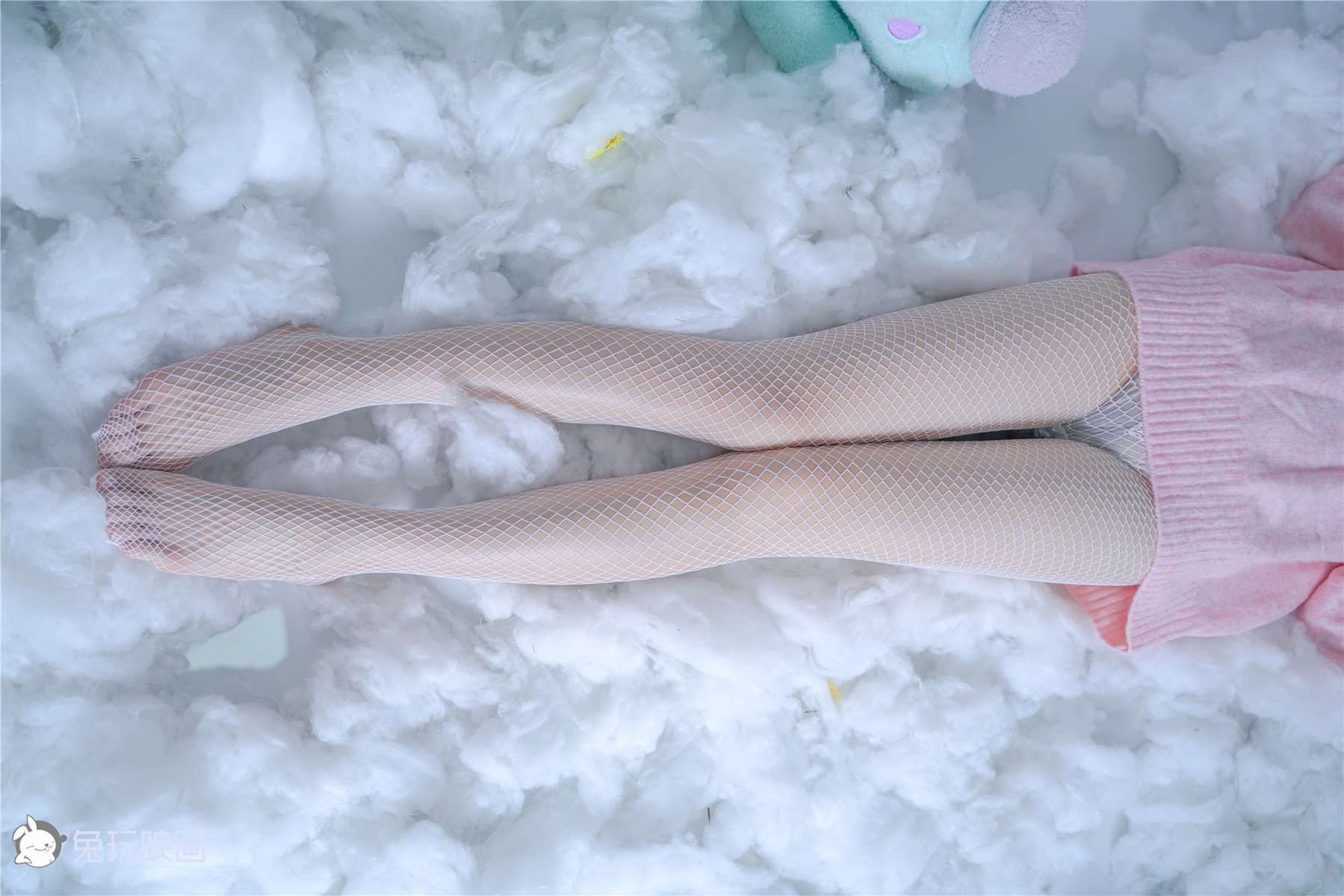 图片[12]-兔玩映画 C012 粉红毛衣和白网袜 在线浏览 – 速更版-美库