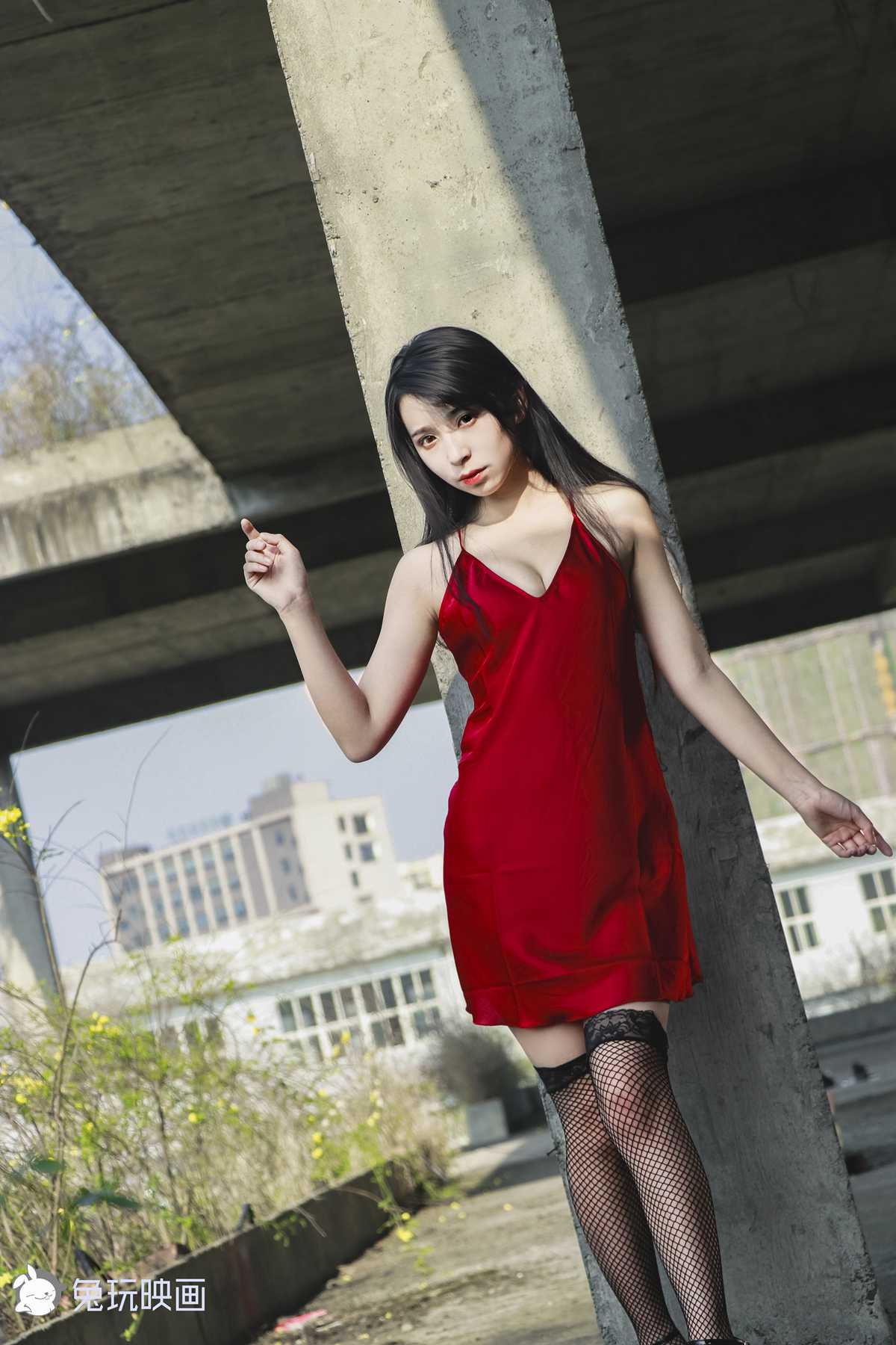 图片[10]-兔玩映画 C014 红色吊带裙 在线浏览 – 速更版-美库